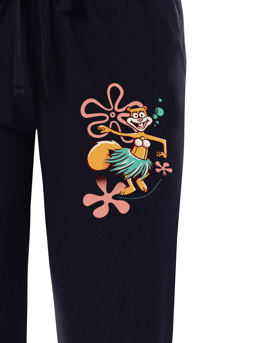Nickelodeon SpongeBob SquarePants Womens' Sandy Cheeks Character Cartoon Sleep Pajama Pants