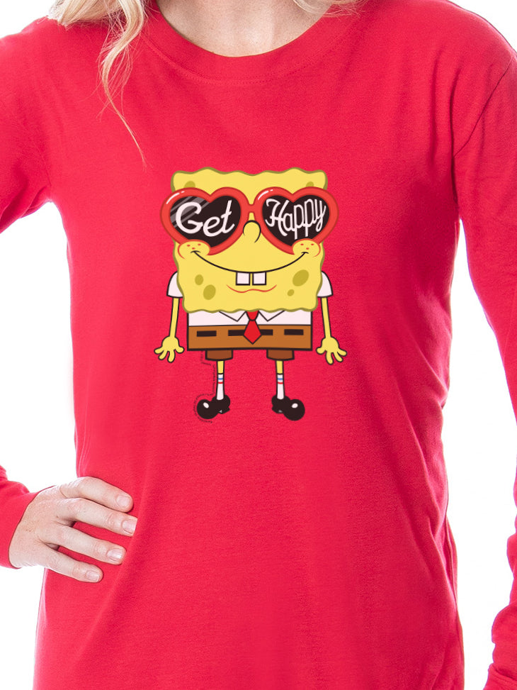 SpongeBob SquarePants Get Happy Character Adult Unisex Sleep Pajama Set