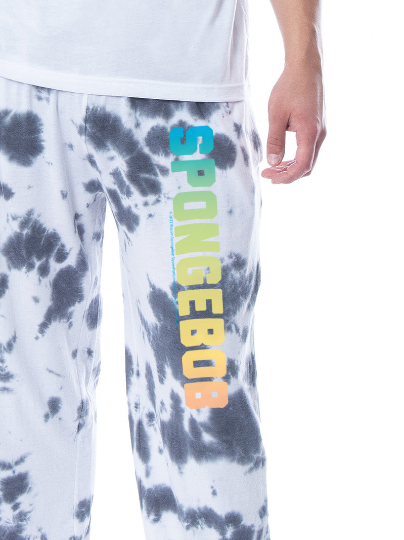 Nickelodeon SpongeBob SquarePants Mens' Far Out Character Ombré Sleep Pajama Set