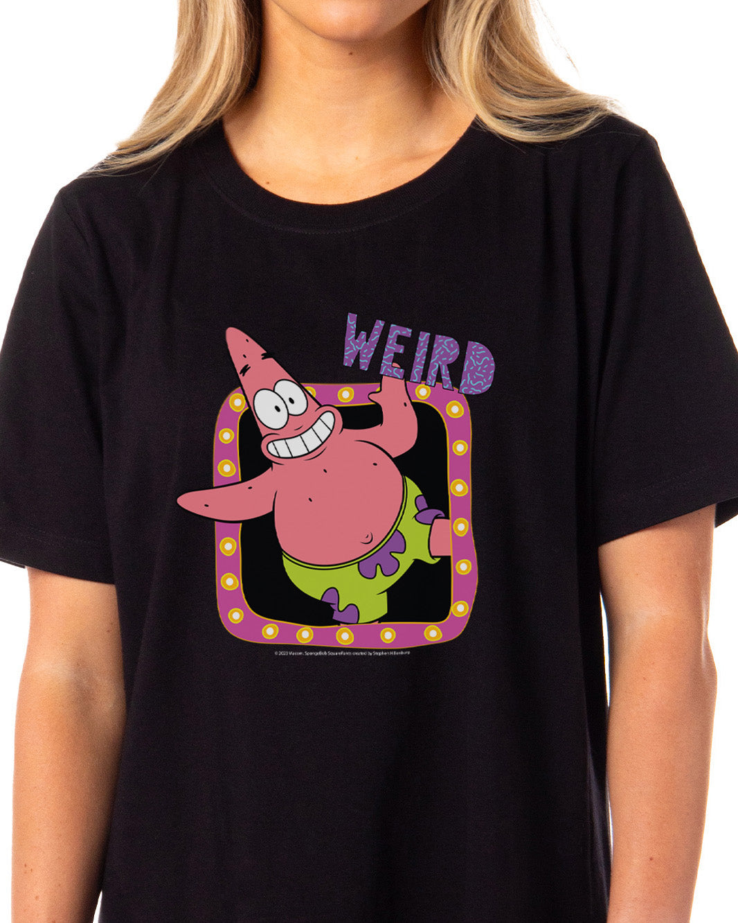 SpongeBob SquarePants Women's Patrick Star Weird Pajama Dorm Sleep Shirt Nightgown