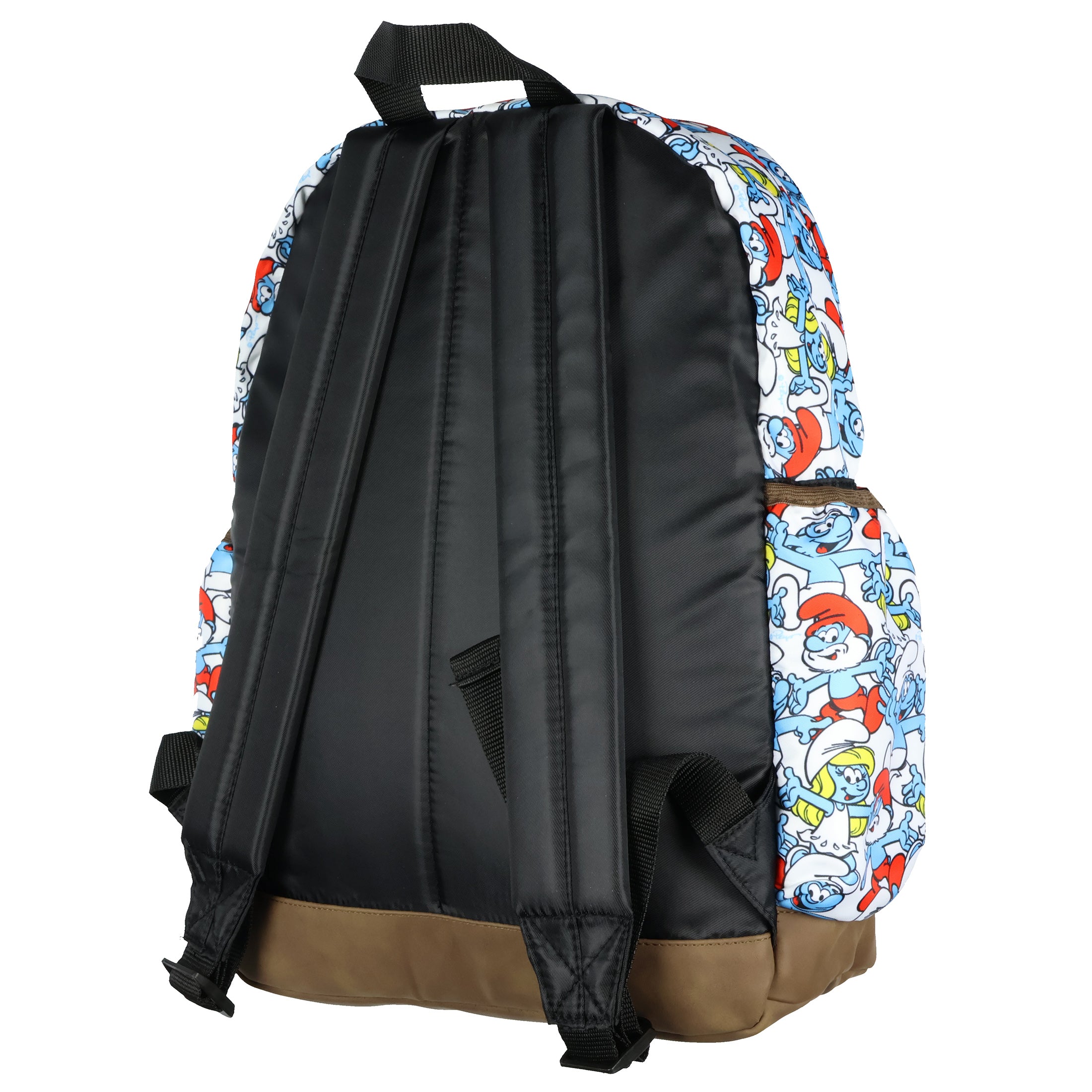 The Smurfs Backpack Smurfette Papa & Brainy Smurf Design Tech Laptop Bag Daypack