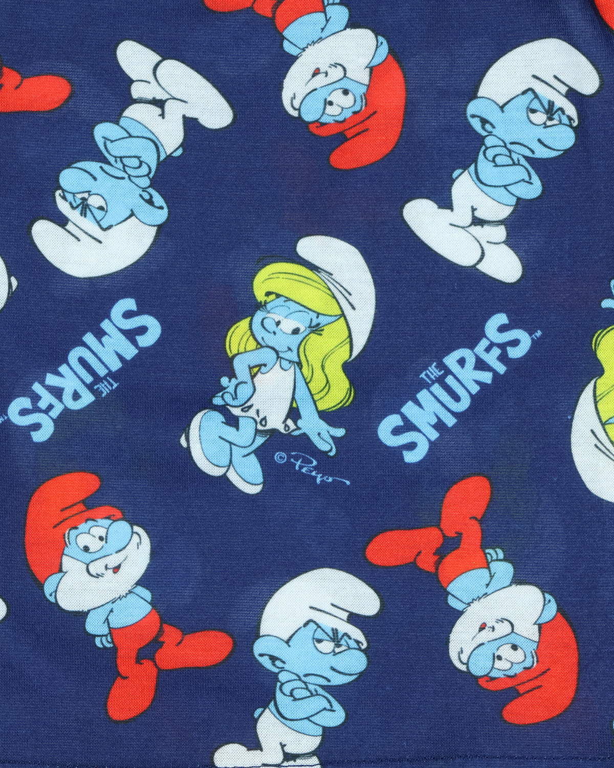 The Smurfs Pajamas Boys' Grouchy Smurf Short Sleeves and Shorts Set