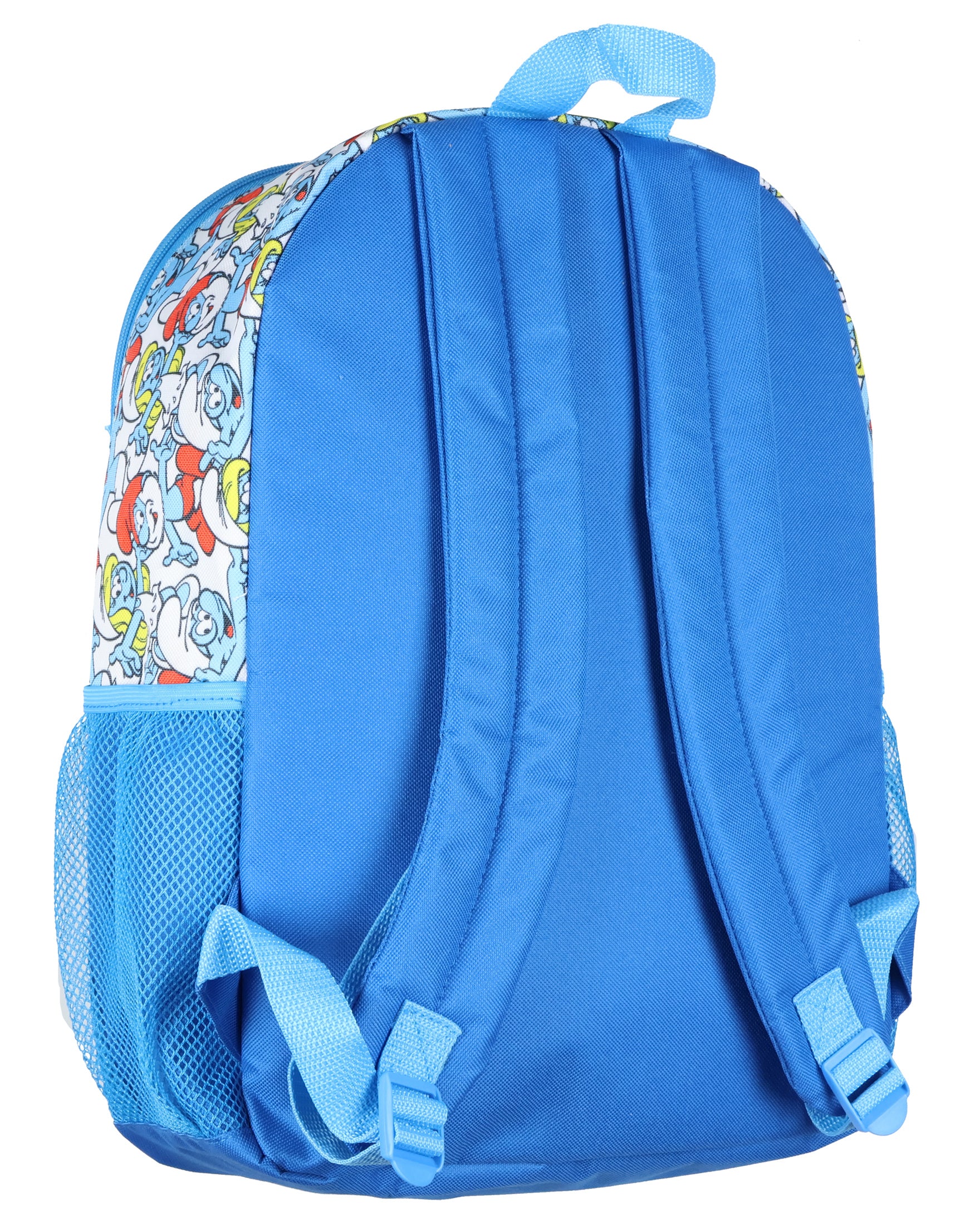 The Smurfs Backpack 5-Piece Mega Set Travel Daypack Bag with Lunch Box