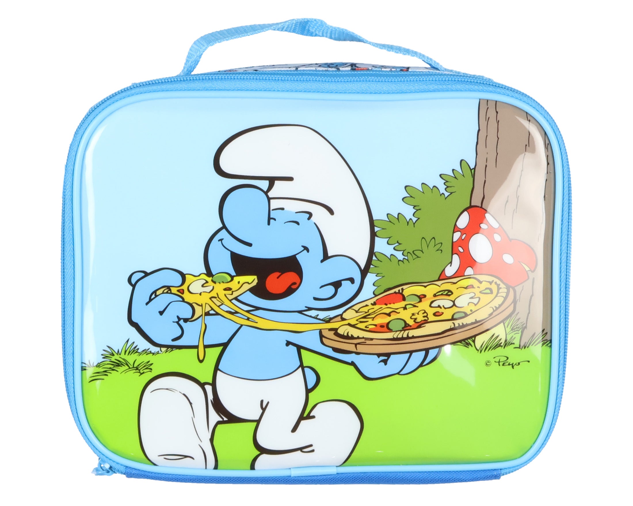 The Smurfs Backpack 5-Piece Mega Set Travel Daypack Bag with Lunch Box