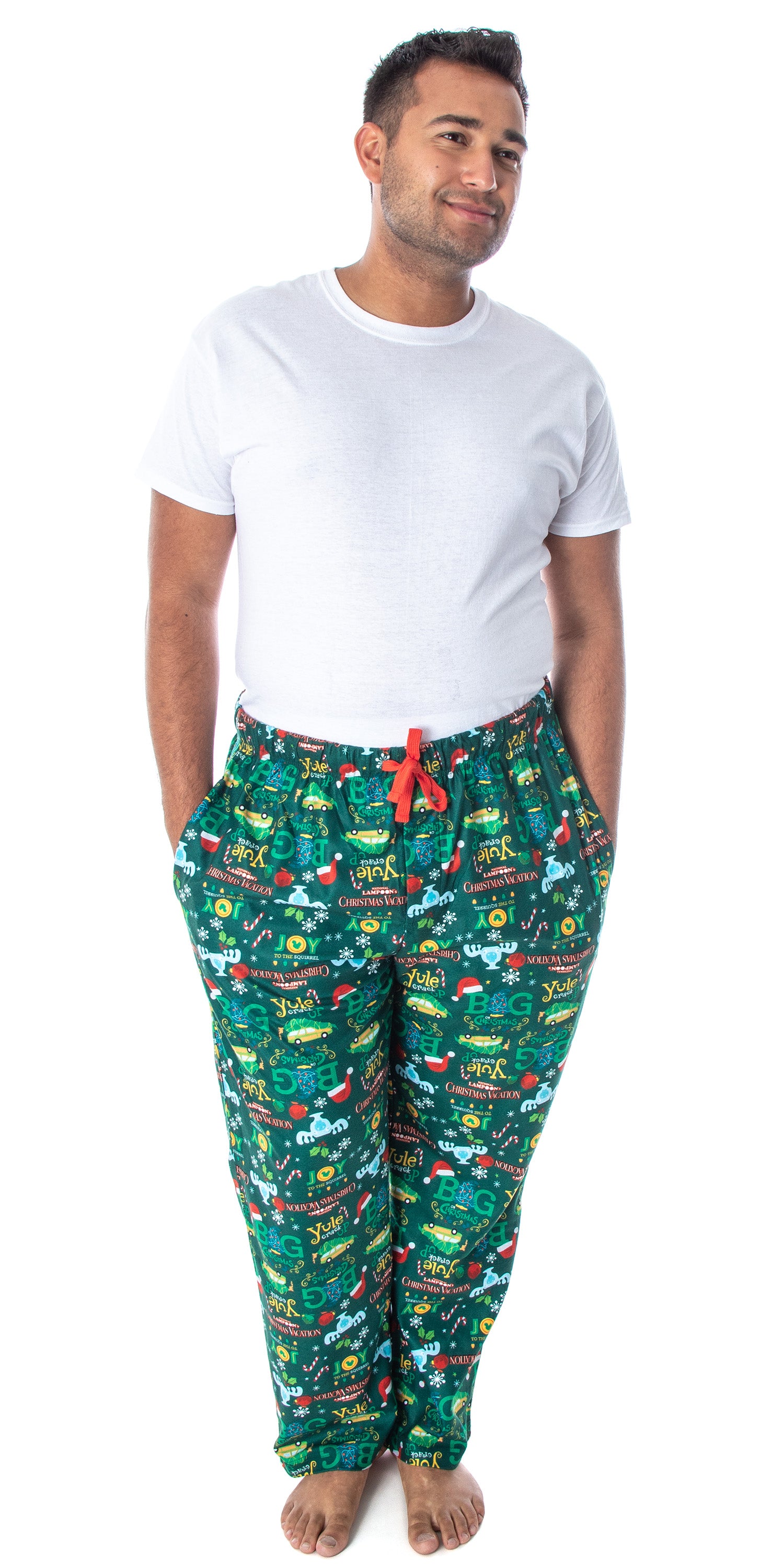 National Lampoon's Christmas Vacation Men's Allover Print Pajama Pants
