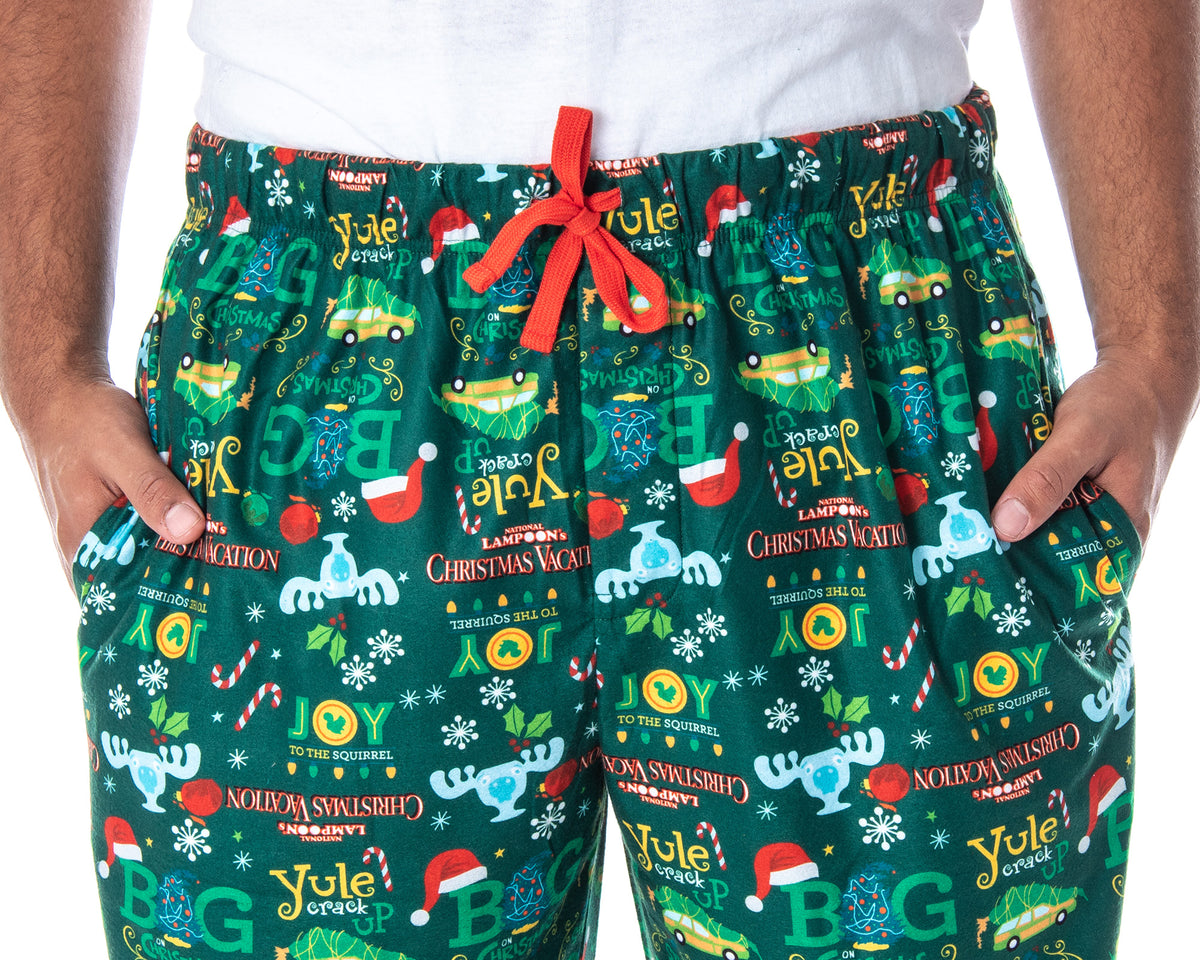 National Lampoon's Christmas Vacation Men's Allover Print Pajama Pants