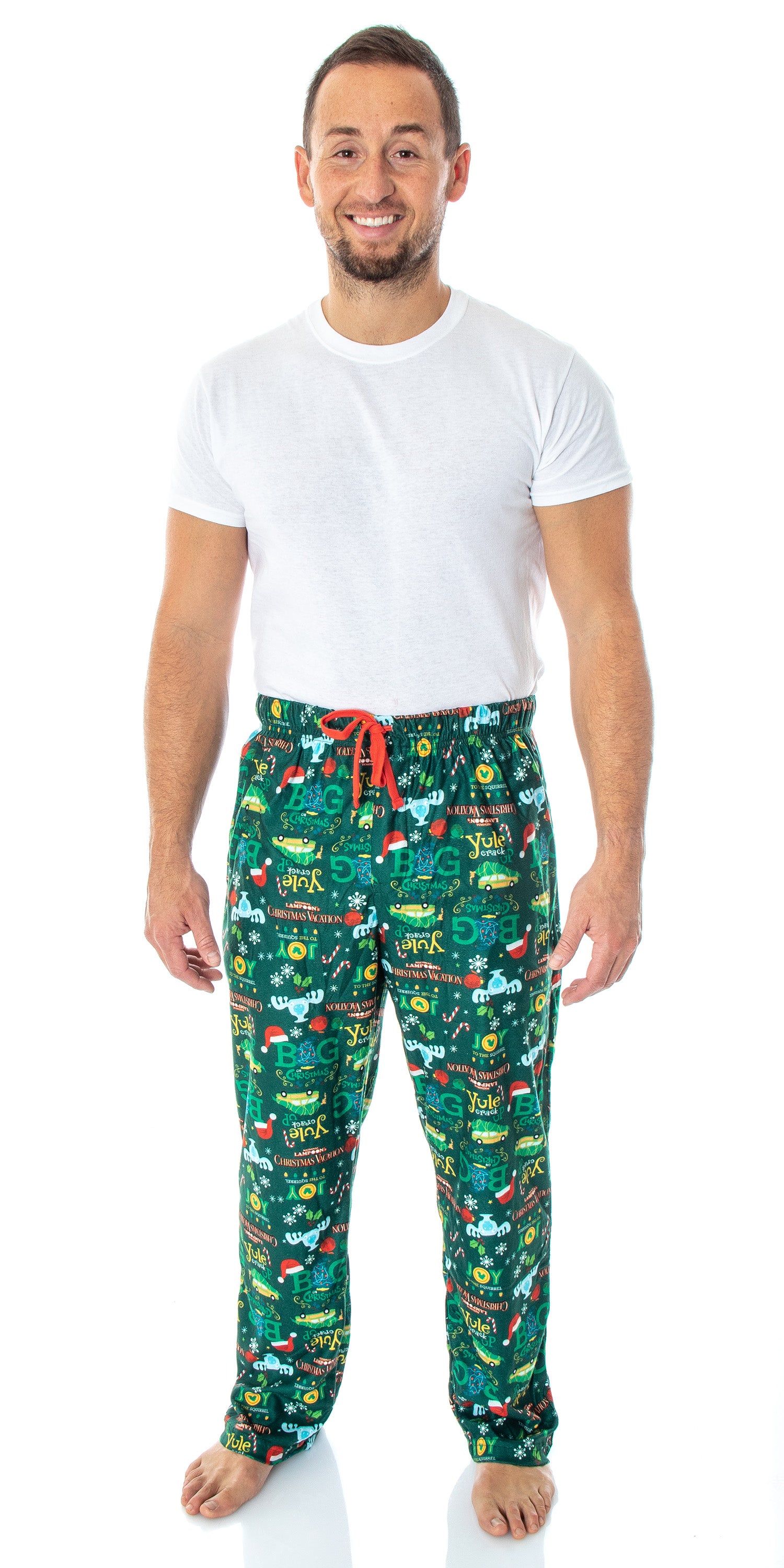 National Lampoon's Christmas Vacation Men's Allover Print Pajama Pants