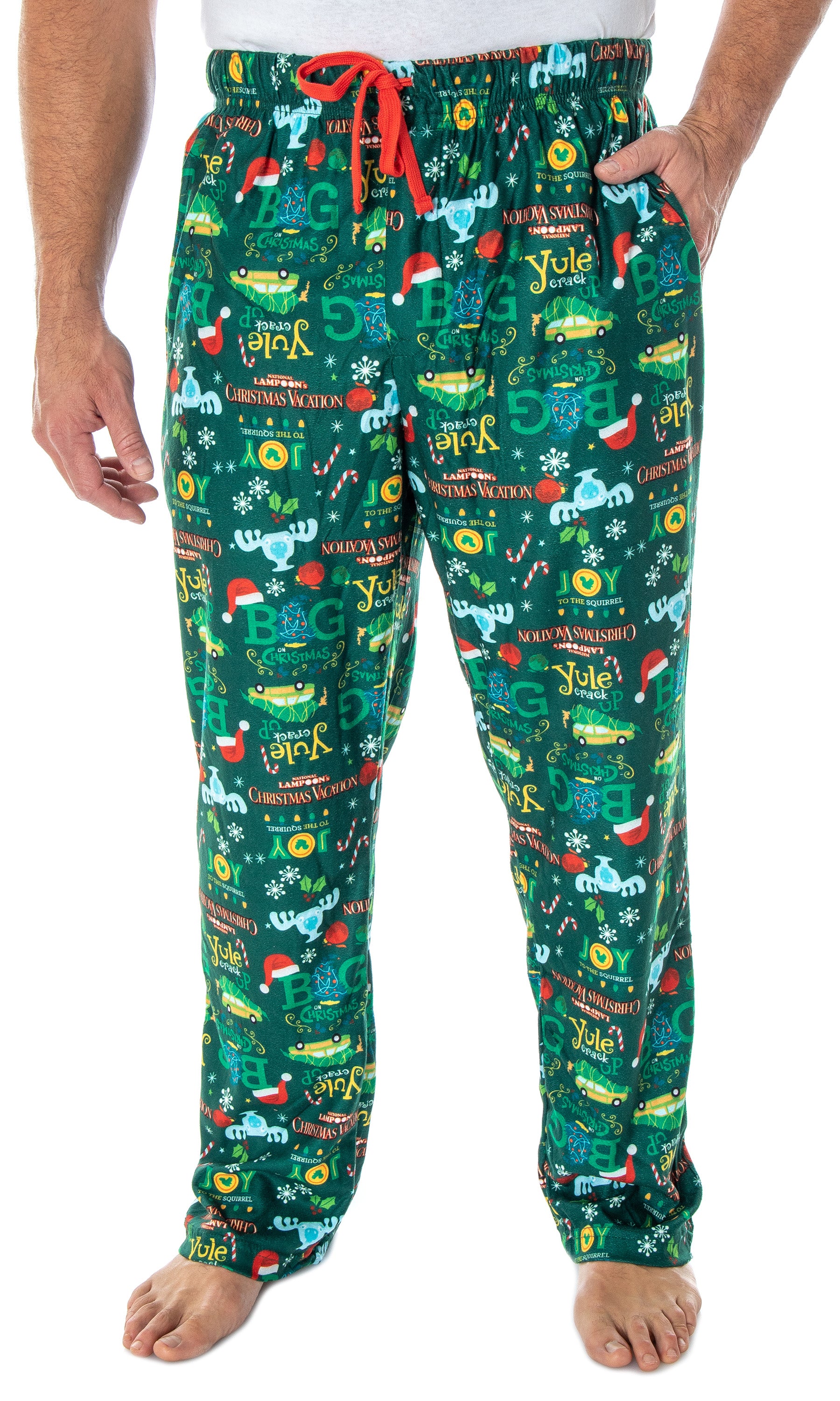 National Lampoon's Christmas Vacation Men's Allover Print Pajama Pants