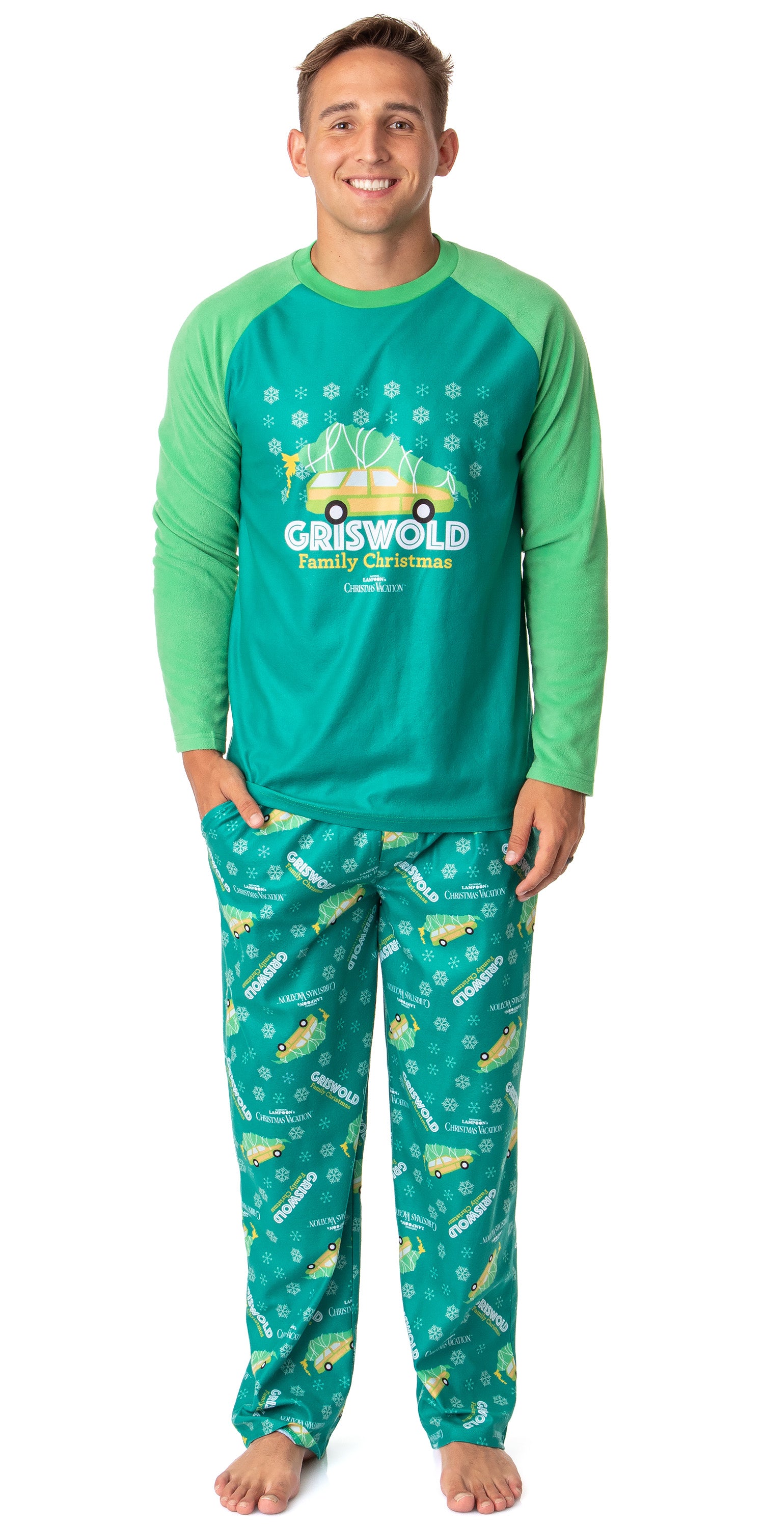 National Lampoon's Christmas Vacation Mens' Griswold Family Sleep Pajama Set