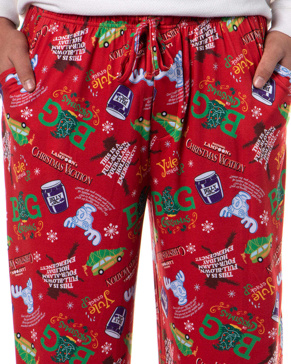 National Lampoon's Christmas Vacation Men's Tossed Print Sleep Pajama Pants