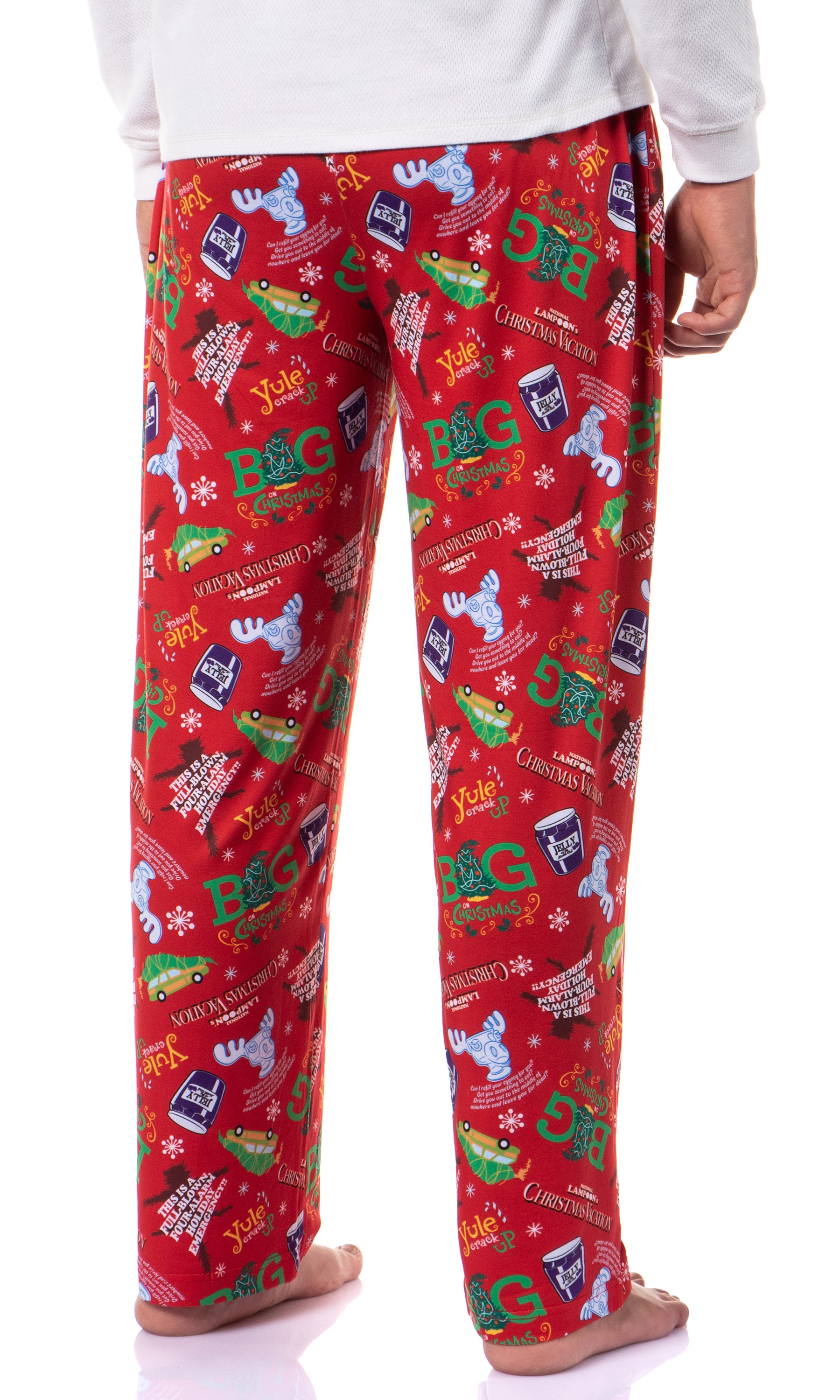 National Lampoon's Christmas Vacation Men's Tossed Print Sleep Pajama Pants