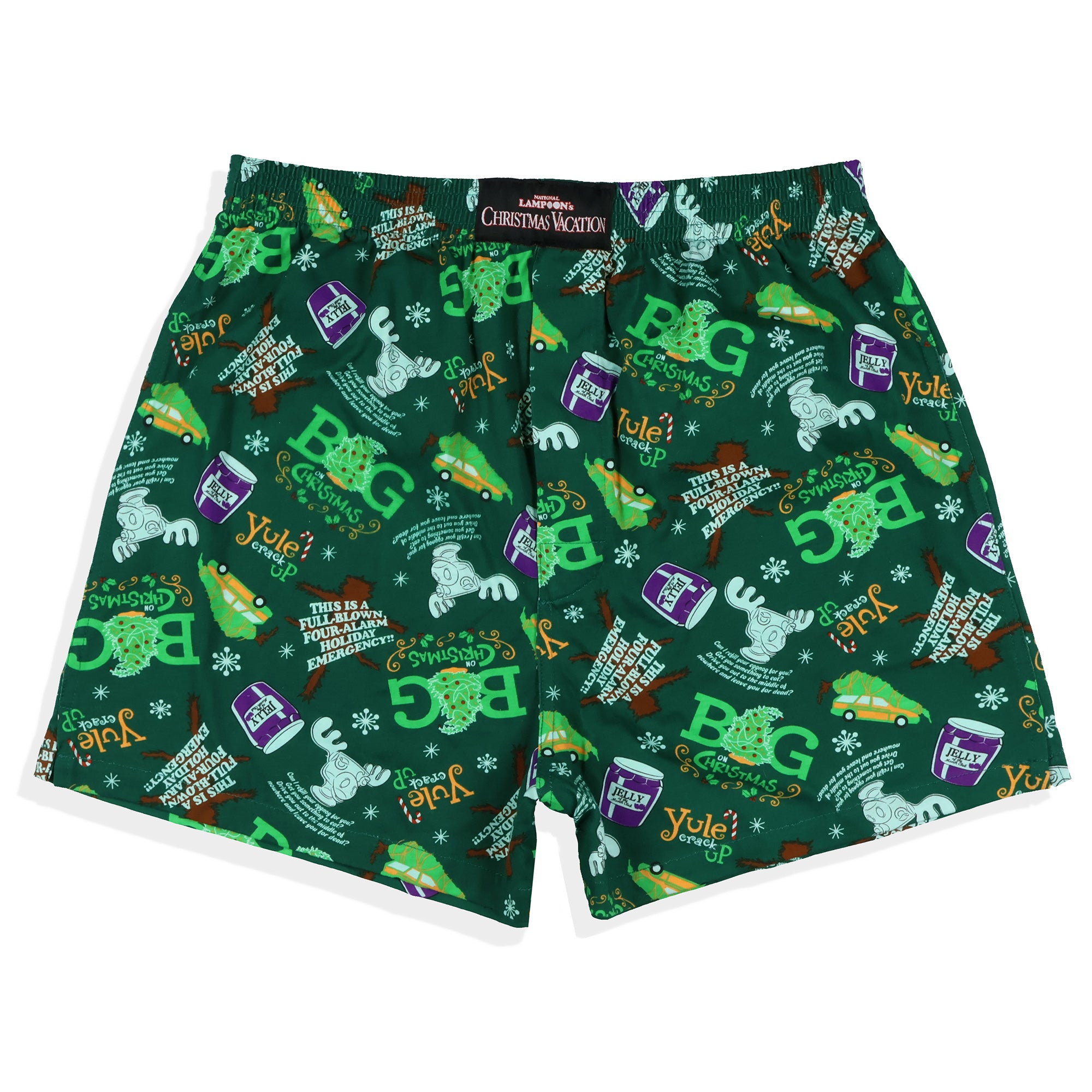 National Lampoon's Christmas Vacation Boxer Shorts Men's Quotes Underwear