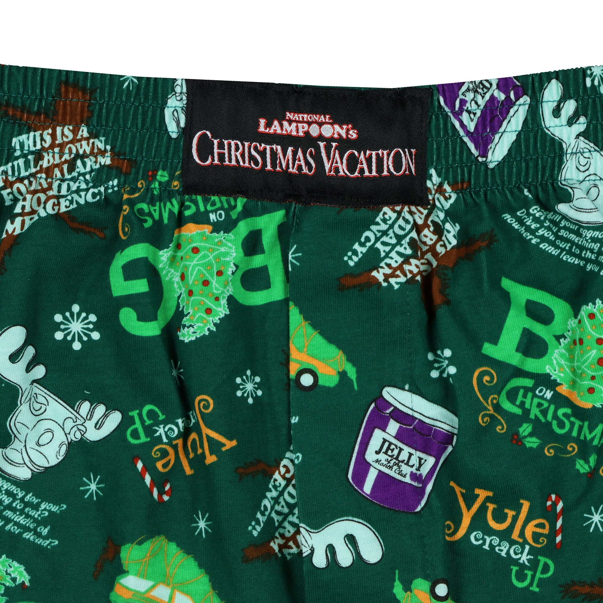 National Lampoon's Christmas Vacation Boxer Shorts Men's Quotes Underwear