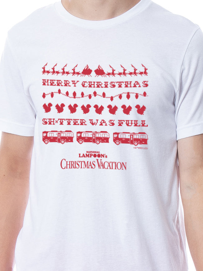 National Lampoon's Christmas Vacation Mens' Sh*tter Was Full Sleep Pajama Set