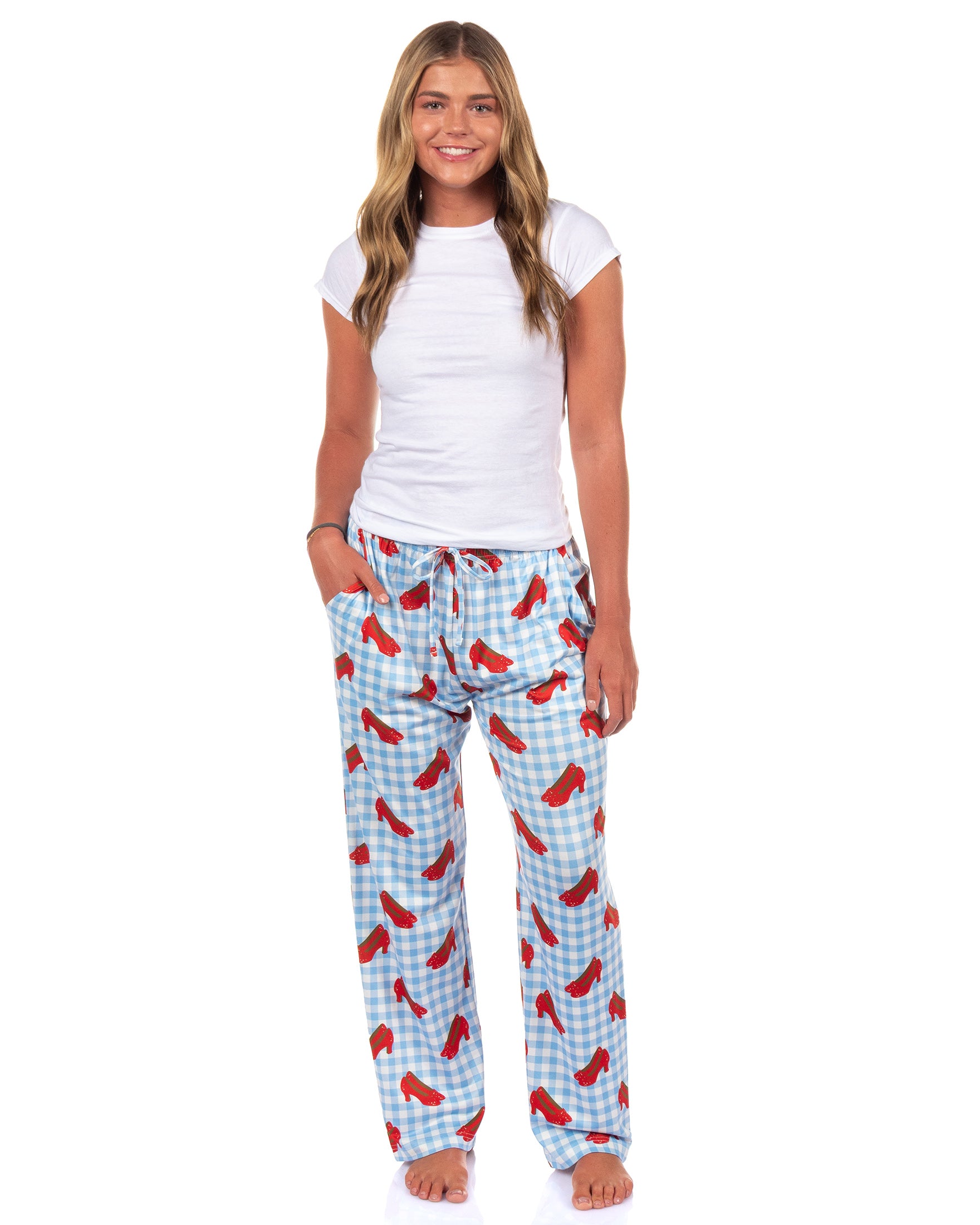 The Wizard Of Oz Pajama Pants Women's Ruby Slippers AOP Lounge Bottoms