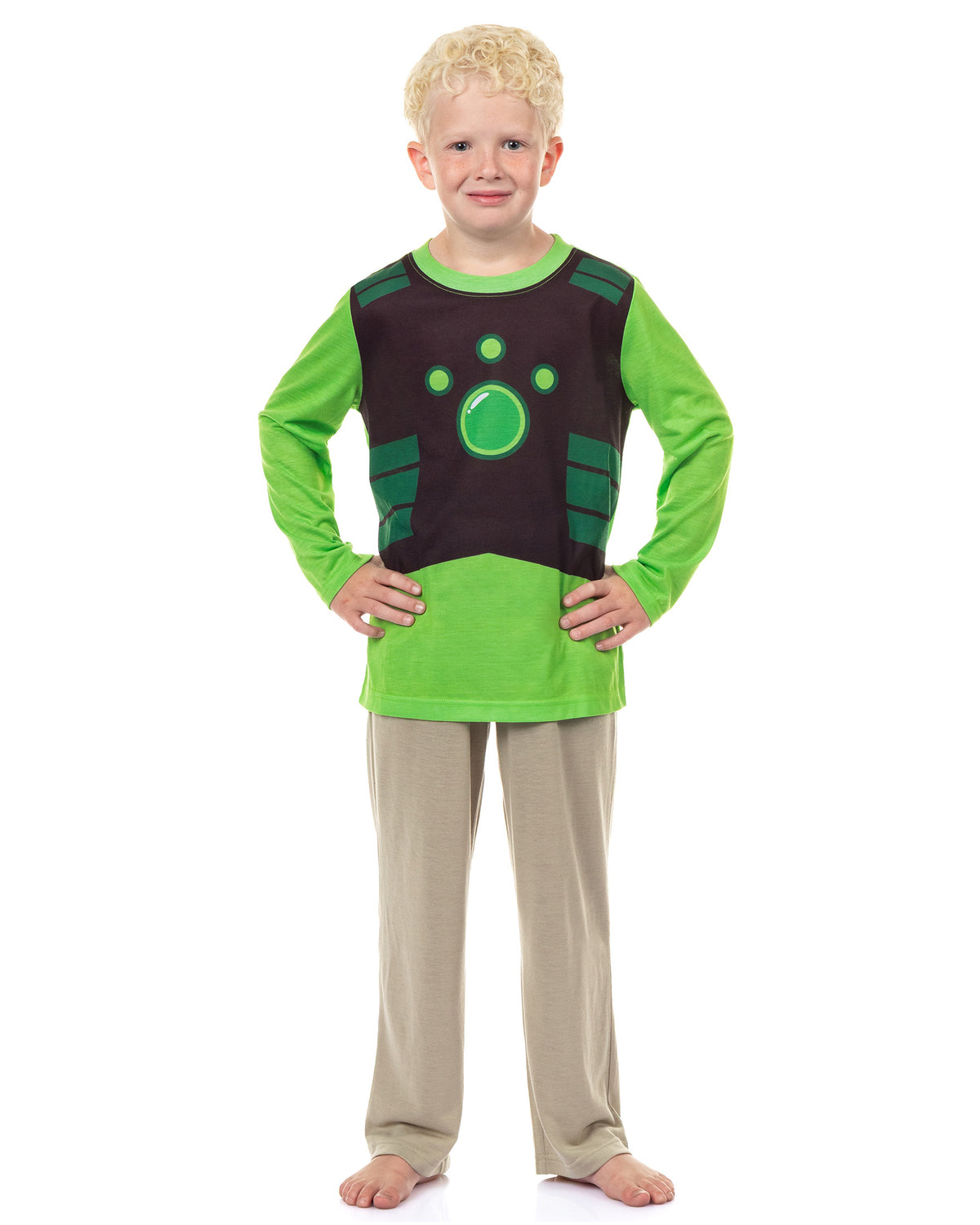 Wild Kratts Pajamas Boy's Power Suits Raglan PJ Lounge Set