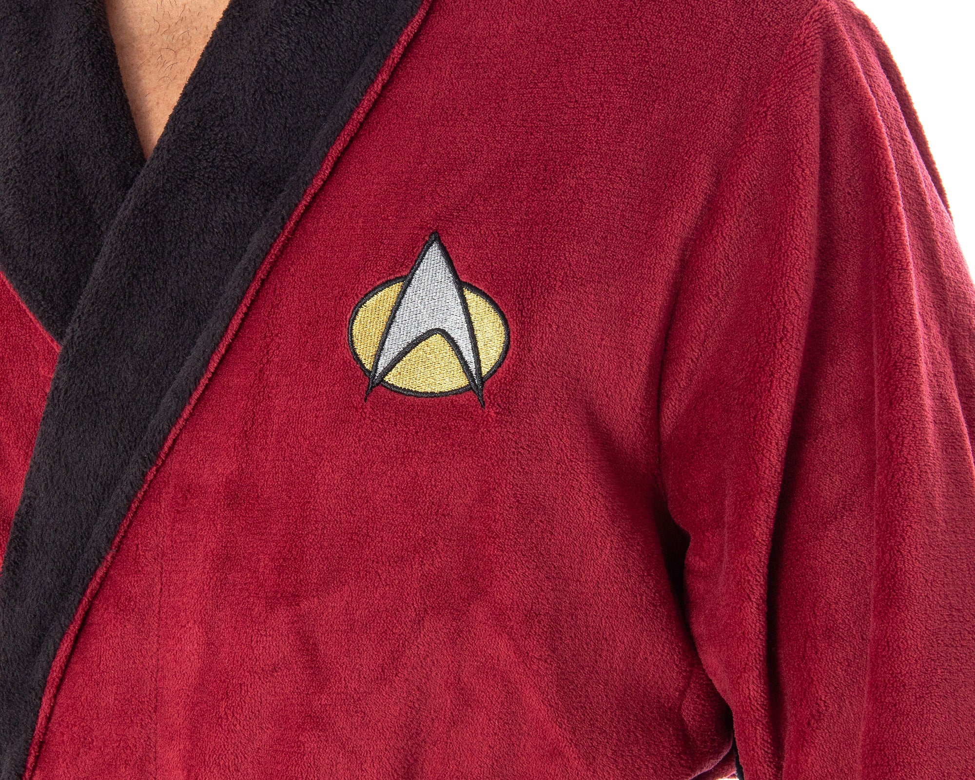 Star Trek The Next Generation Captain Picard Costume Adult Fleece Plush Robe OSFM