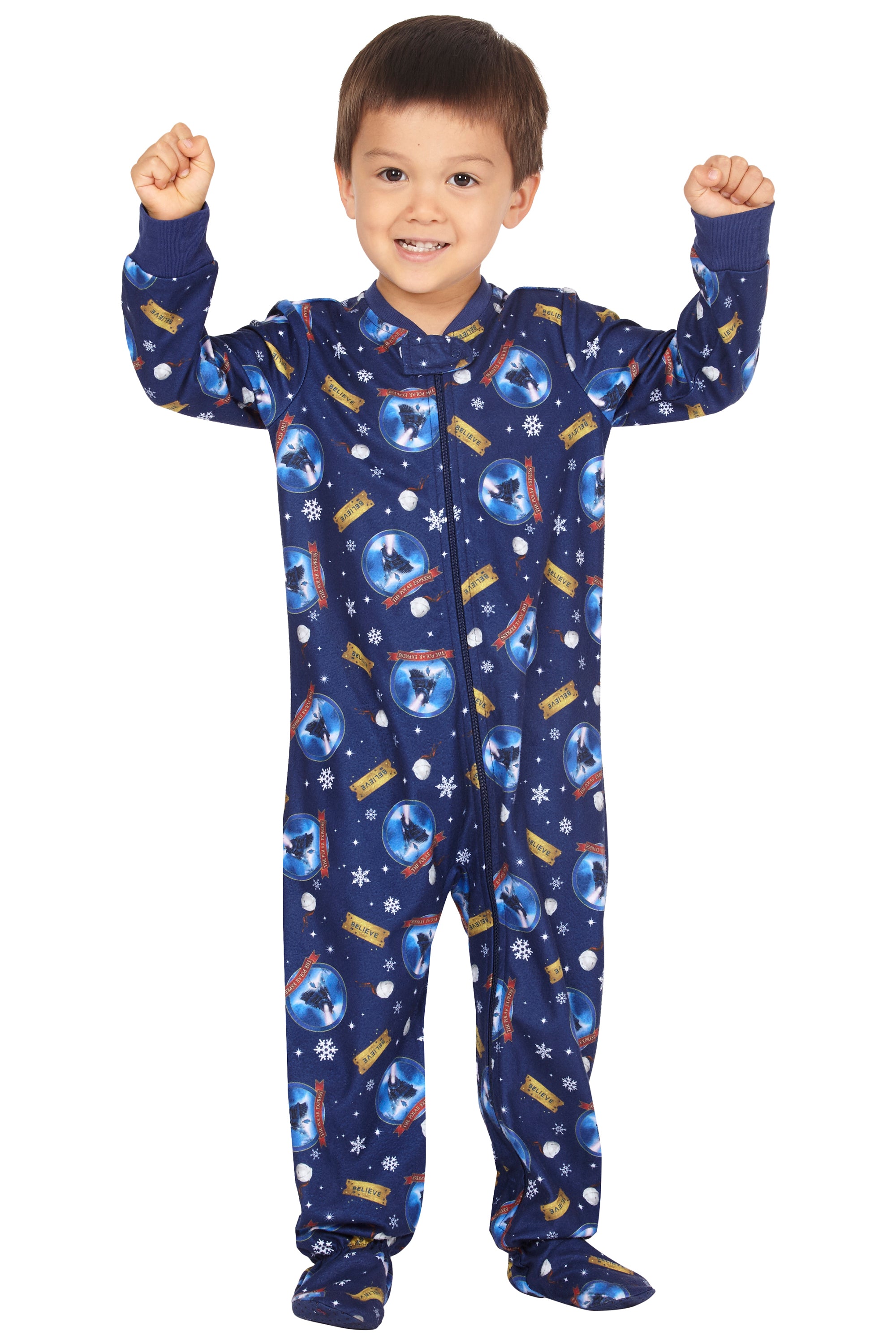 The Polar Express Kids Believe One Piece Pajama Sleeper