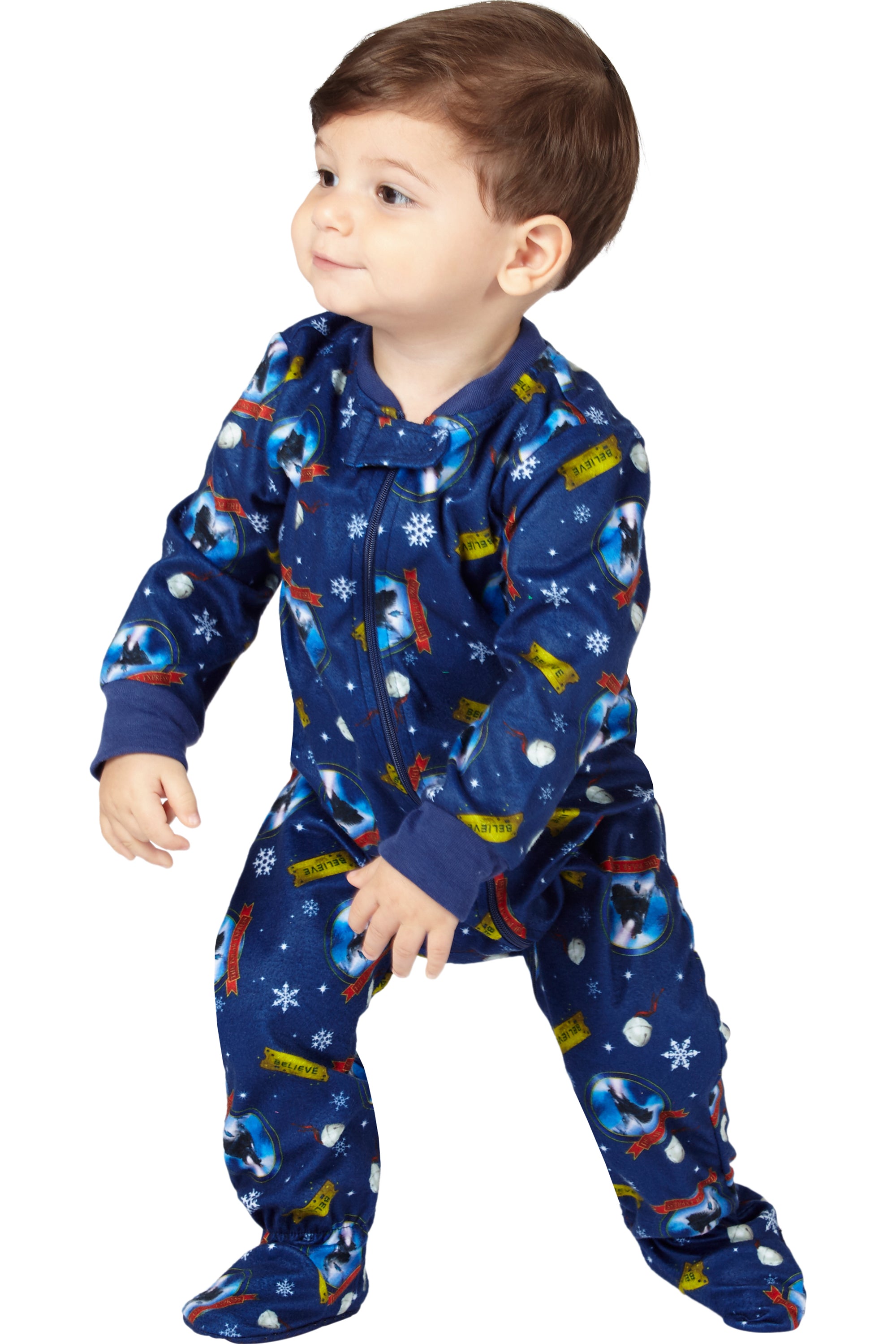 The Polar Express Kids Believe One Piece Pajama Sleeper