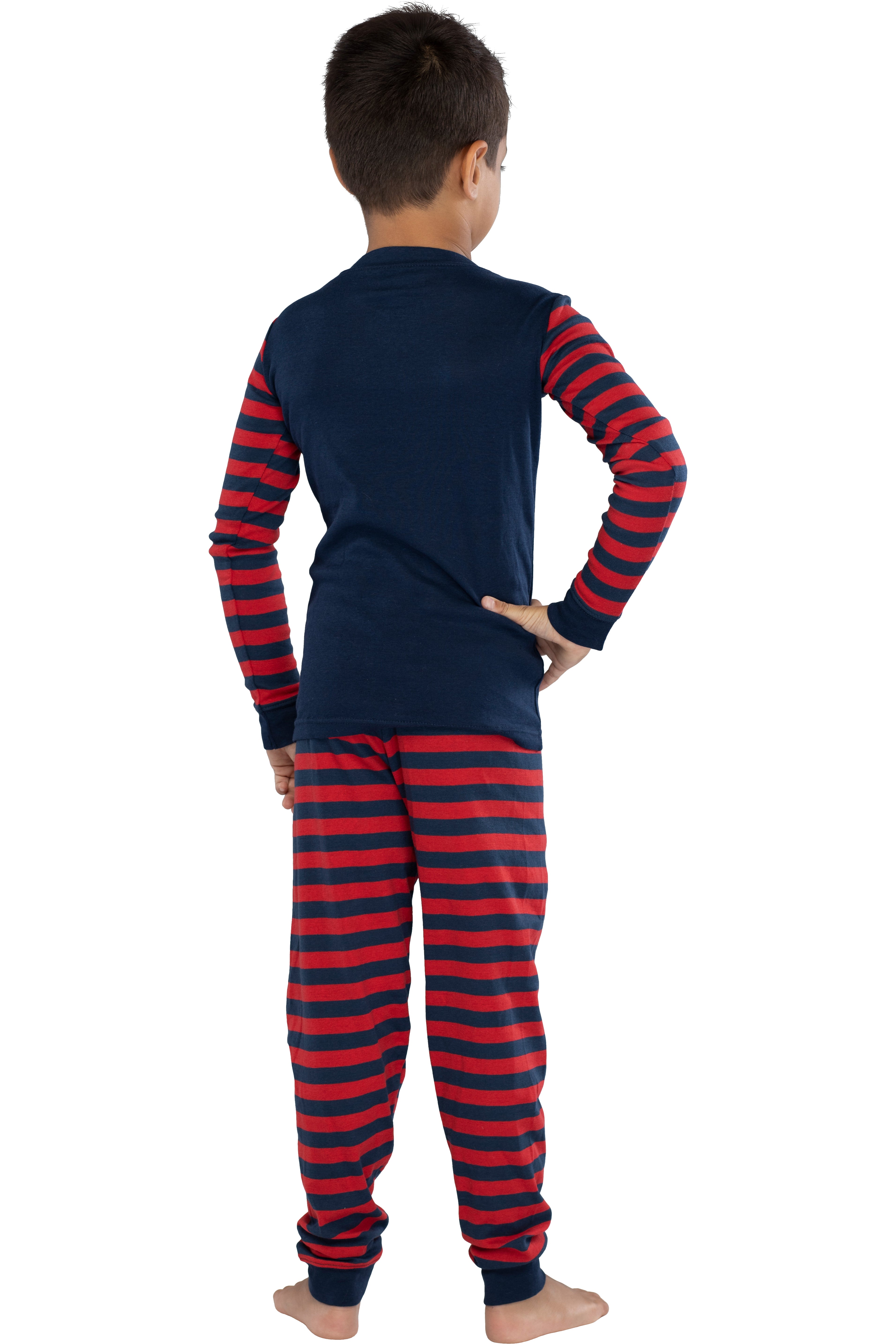 The Polar Express Train Kids Tight Fit Long Sleeve Cotton Pajamas