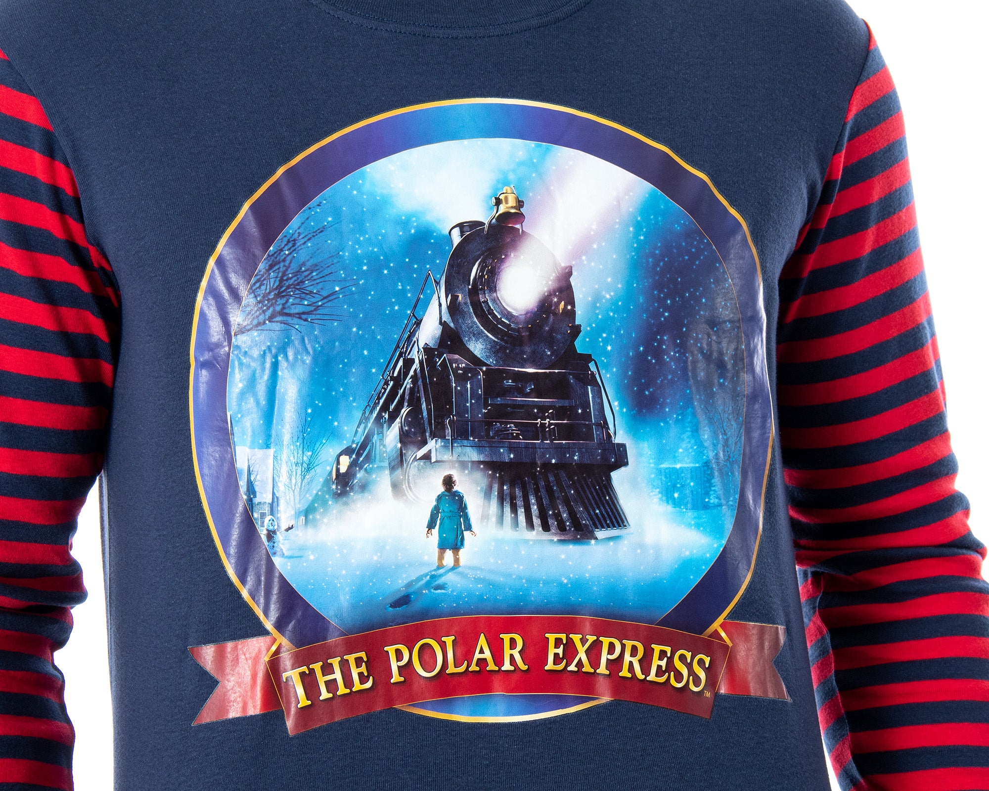 The Polar Express Train Matching Family Pajama Set Tight Fit Cotton Pajamas