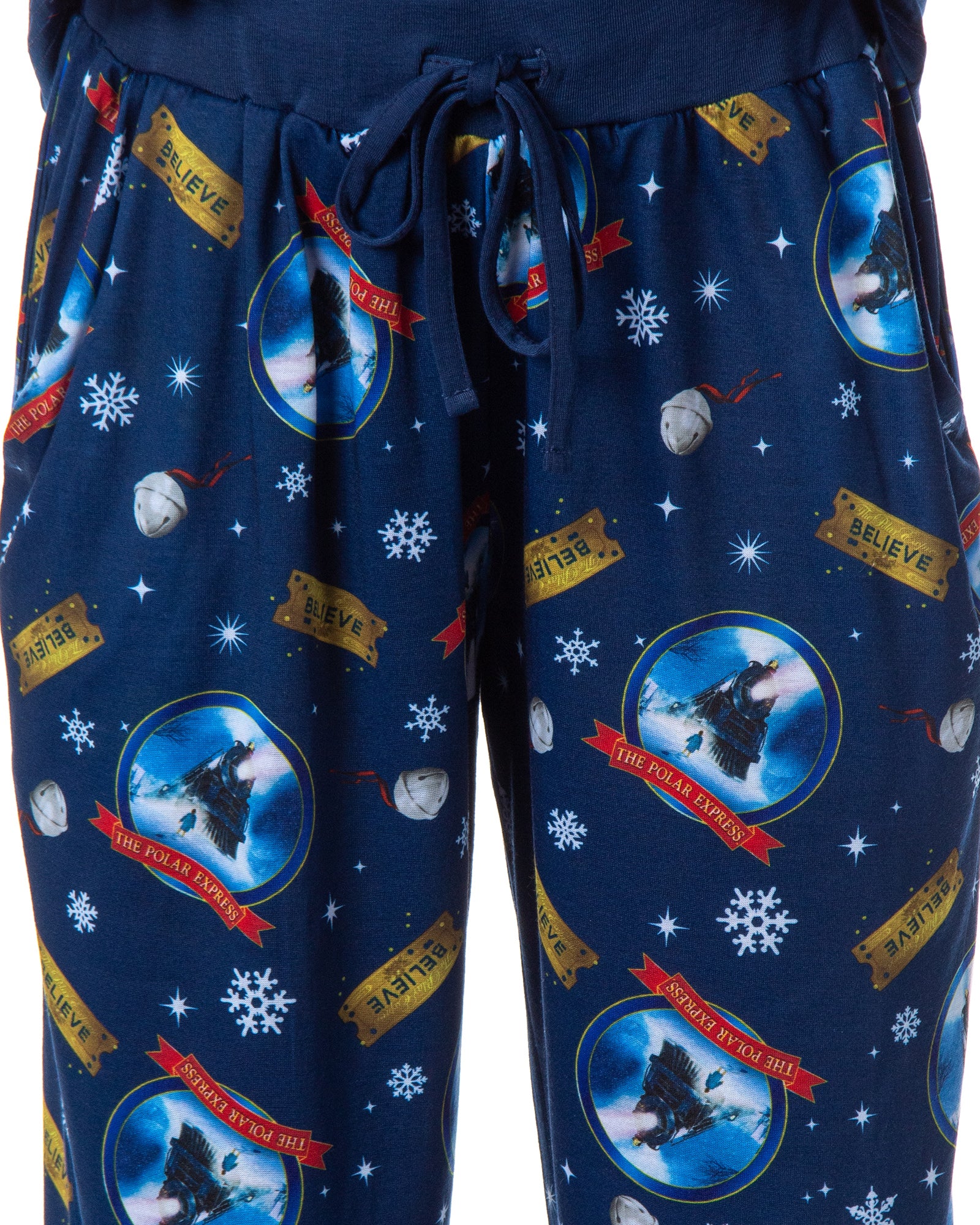 The Polar Express Womens' Train Movie Film Sleep Jogger Pajama Set