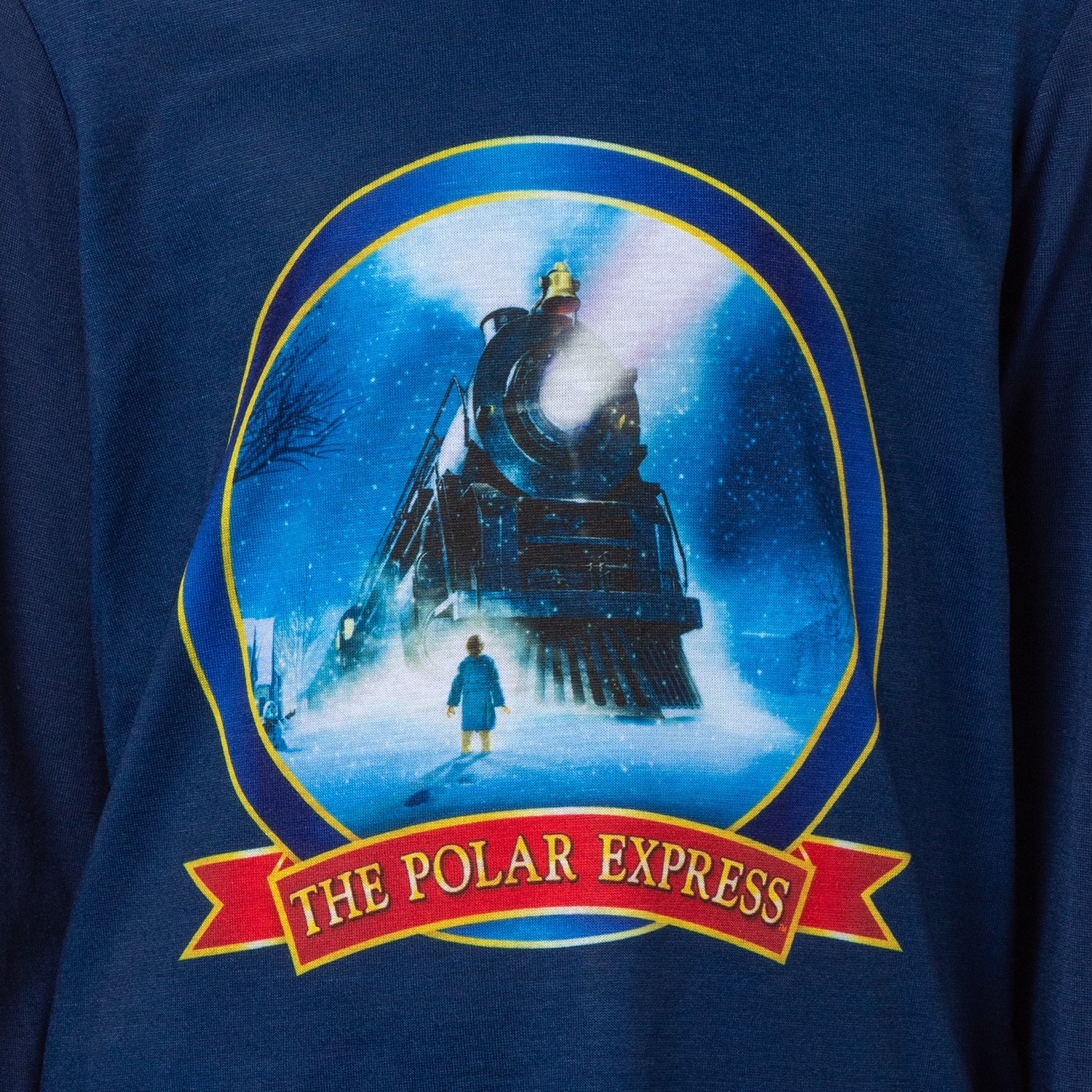 The Polar Express Womens' Train Movie Film Sleep Jogger Pajama Set