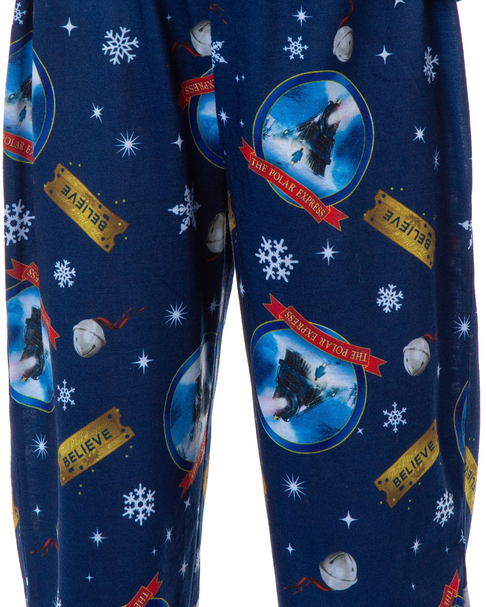 The Polar Express Womens' Train Movie Film Sleep Jogger Pajama Set