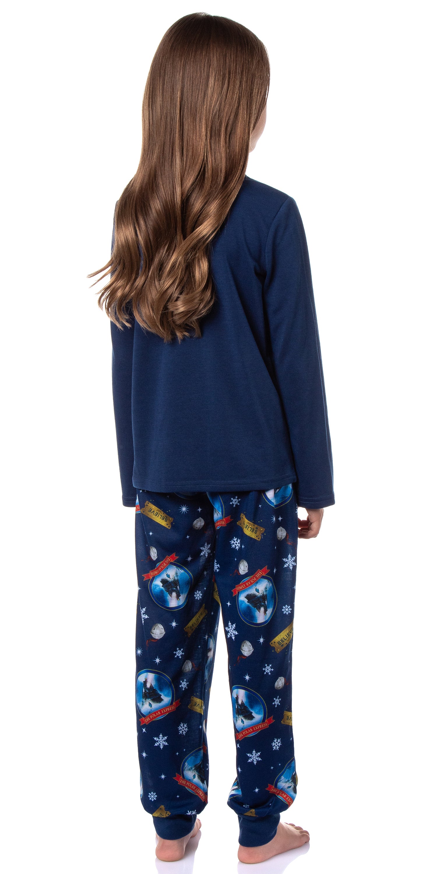 The Polar Express Womens' Train Movie Film Sleep Jogger Pajama Set