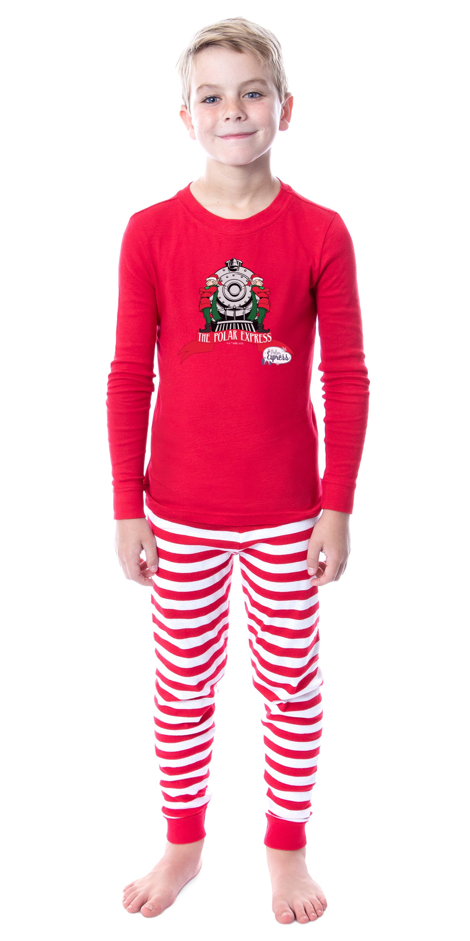 Polar Express Unisex Child Adult Train Movie Film Family Pajama Set