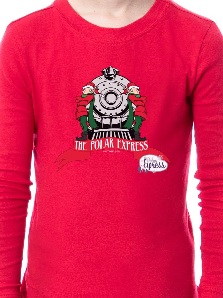 Polar Express Unisex Child Adult Train Movie Film Family Pajama Set