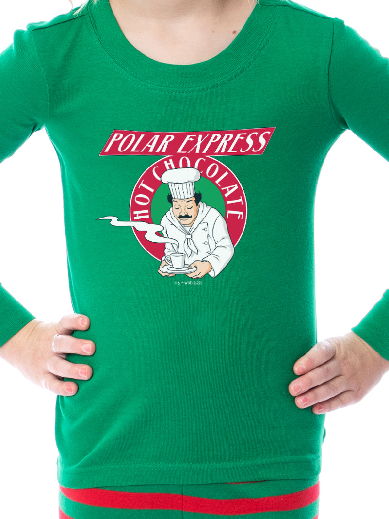 Polar Express Movie Film Hot Chocolate Tight Fit Cotton Matching Family Pajama Set