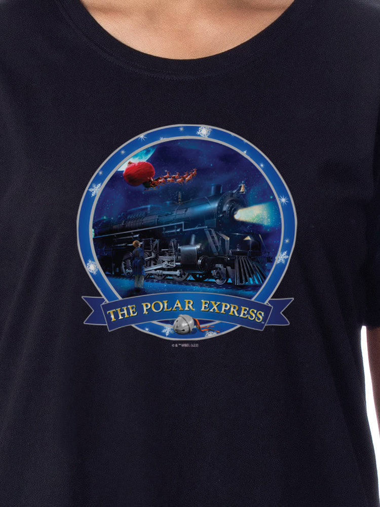 The Polar Express Womens' Train Movie Film Nightgown Sleep Pajama Shirt