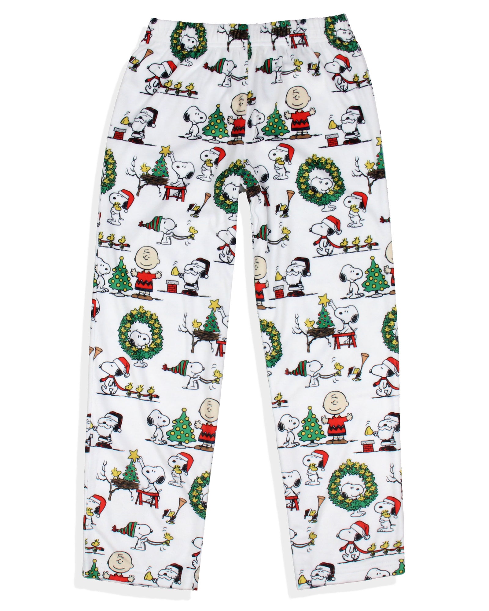 Peanuts Kids Christmas Time All Over Print Smooth Fleece Pajama PJ Pant