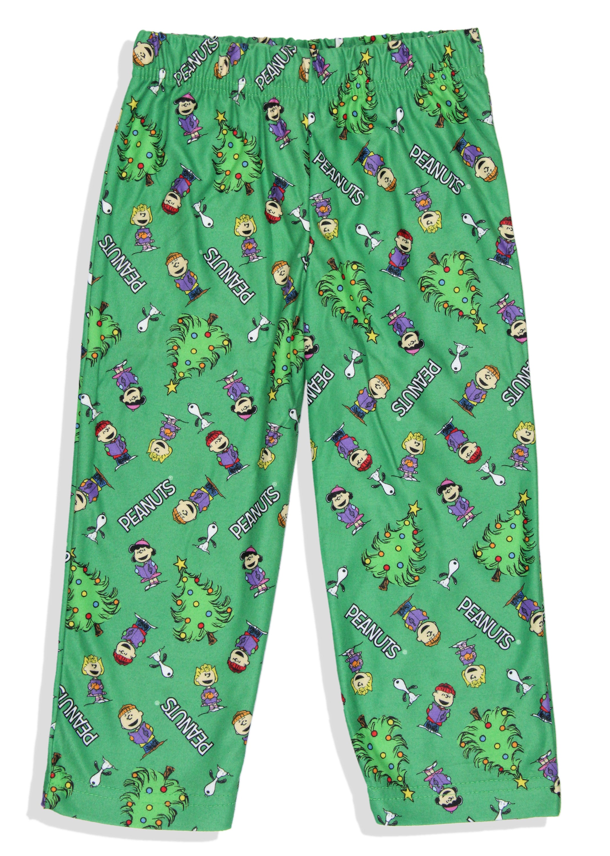 Peanuts Toddler Boys' Christmas Holiday Season Sing Along Sleep Pajama Set