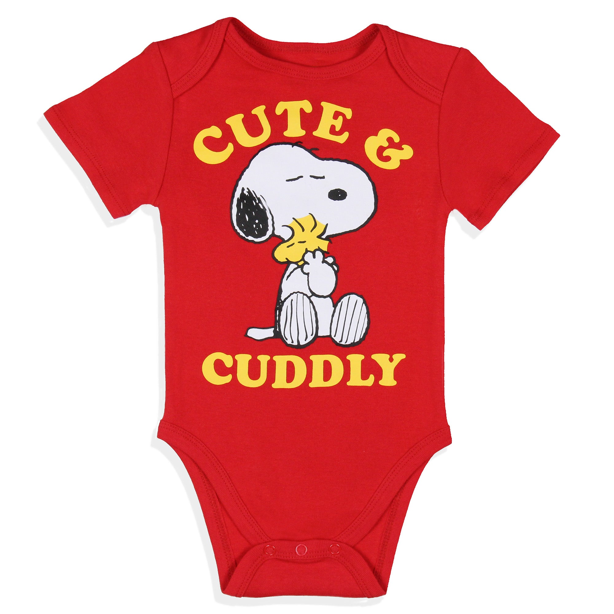 Peanuts Infant Boys' Girls' Snoopy and Woodstock Sleeper 3 Pack Sleep Pajama
