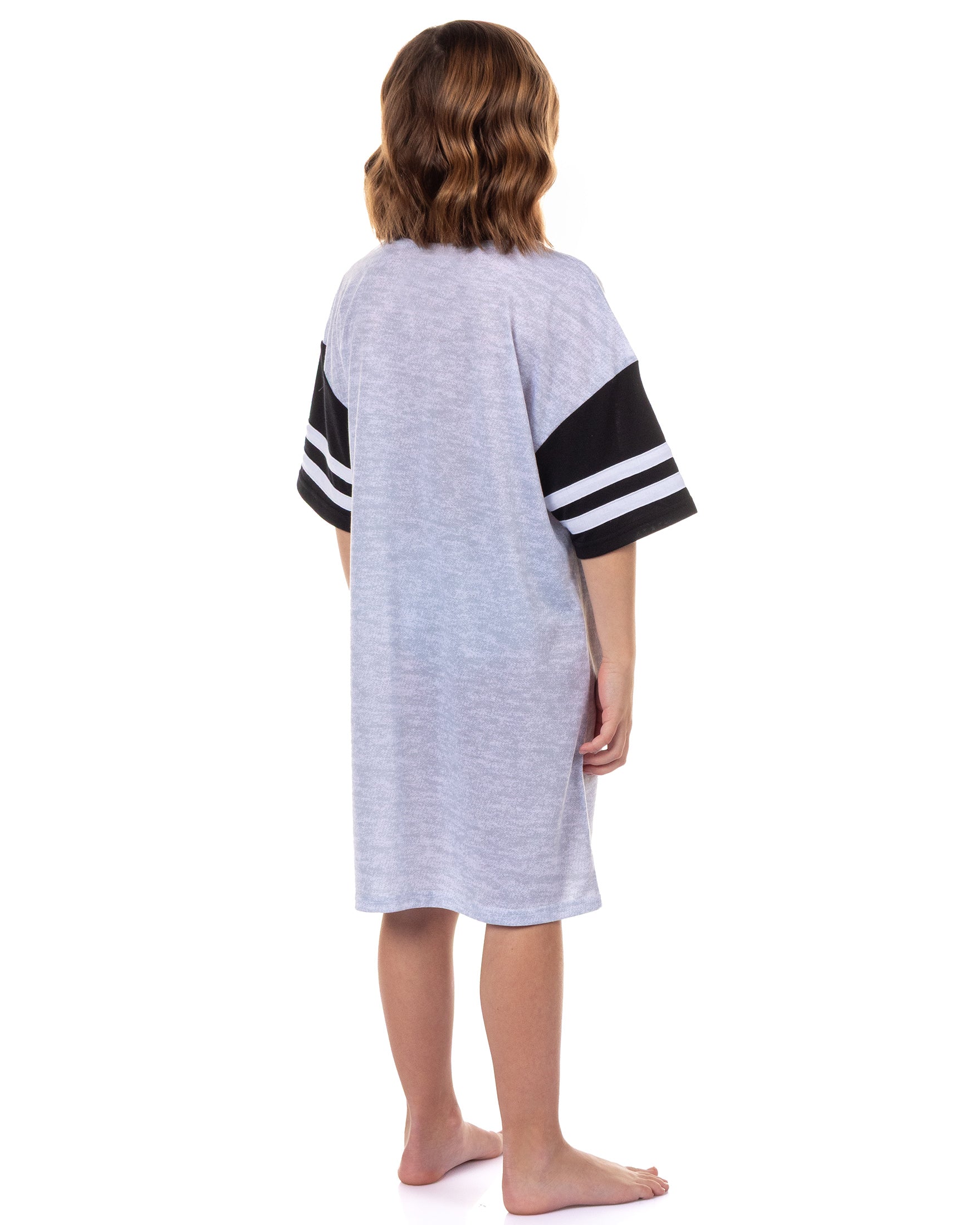 Peanuts Snoopy Girls' Joe Cool and Woodstock Varsity Nightgown Sleep Shirt