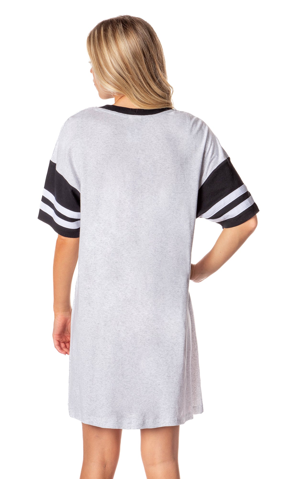 Peanuts Womens' Joe Cool Snoopy Woodstock Nightgown Pajama Shirt Dress