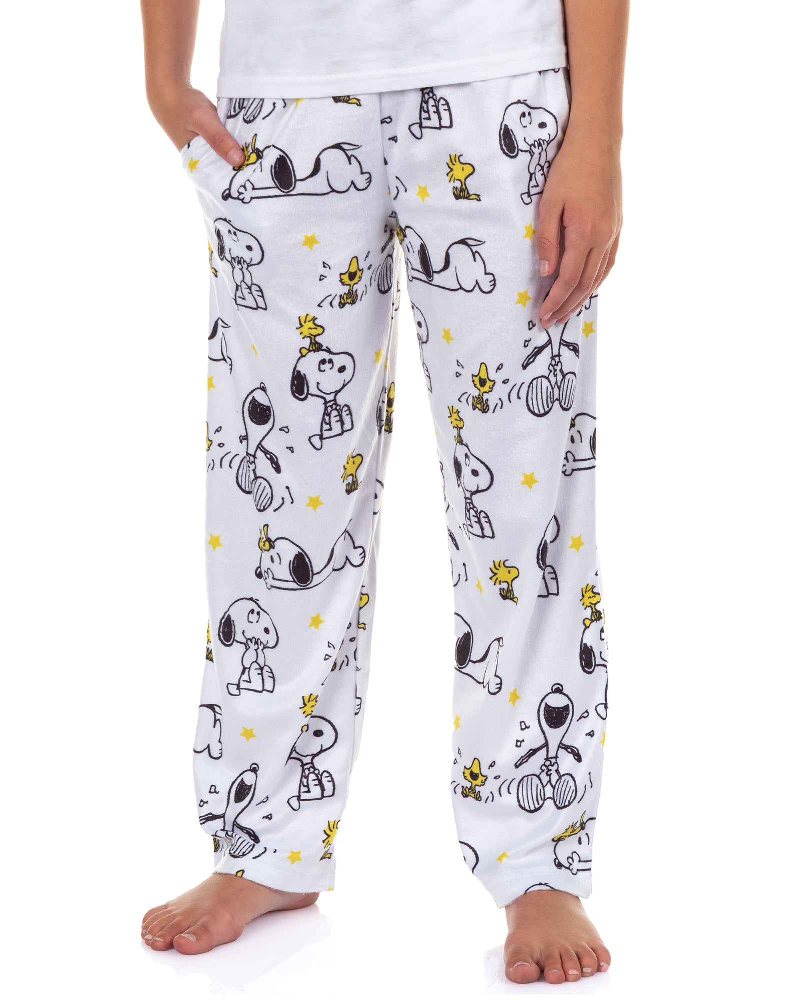Peanuts Pajamas Kids Snoopy and Woodstock Laughing Lounge Pj Pants
