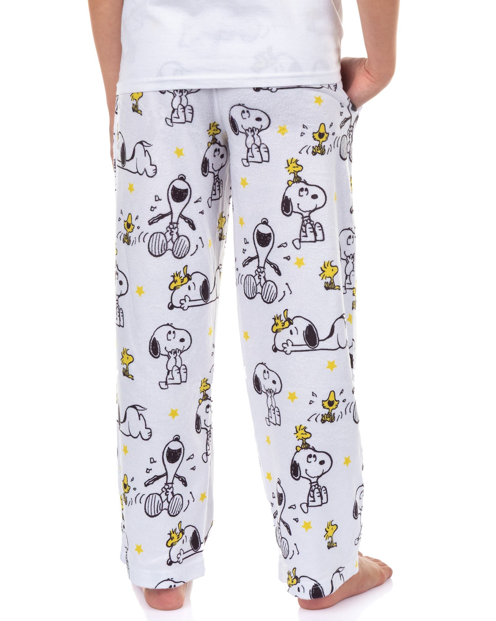 Peanuts Pajamas Kids Snoopy and Woodstock Laughing Lounge Pj Pants