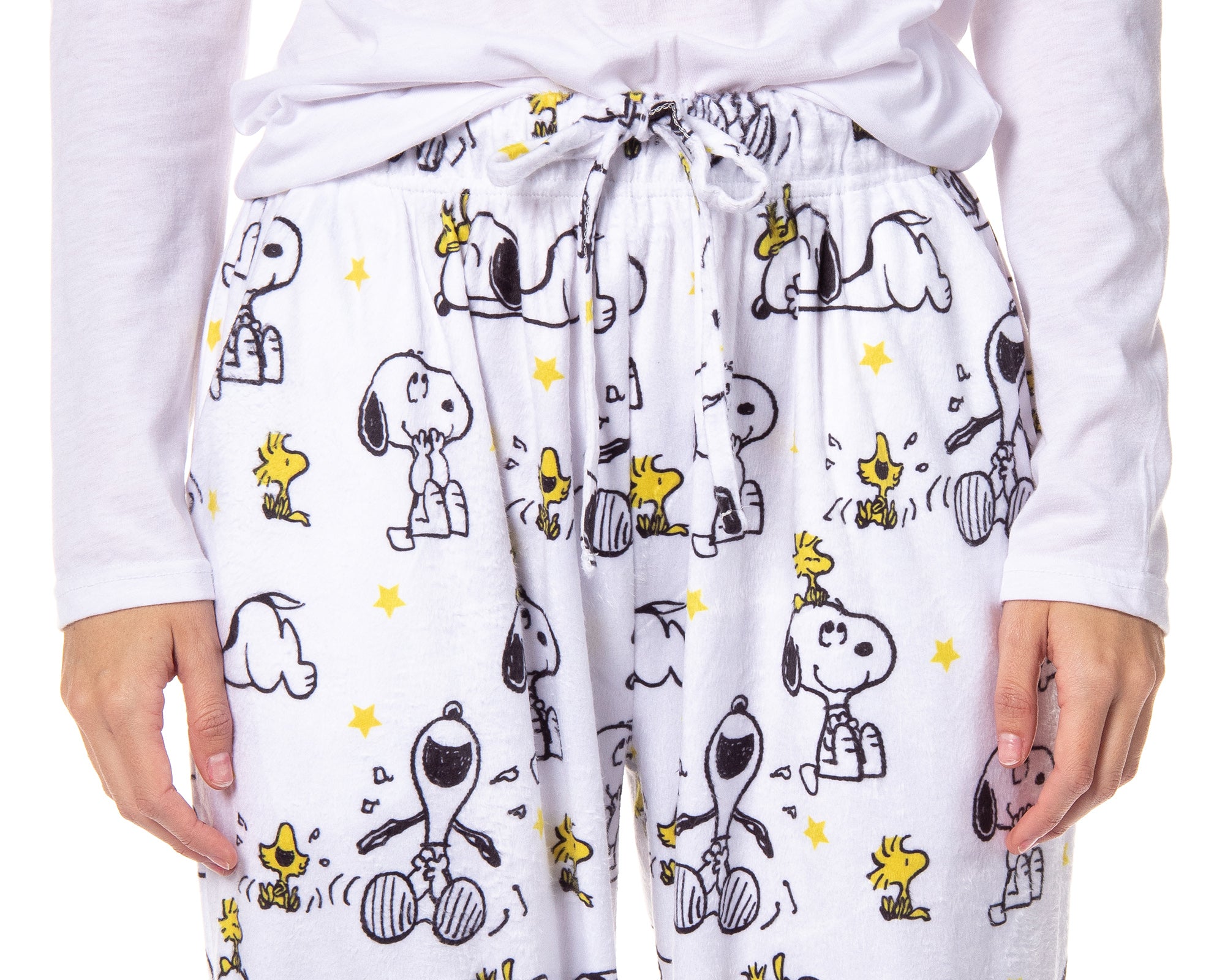 Peanuts Womens' Woodstock Snoopy Characters Friends Sleep Pajama Pants