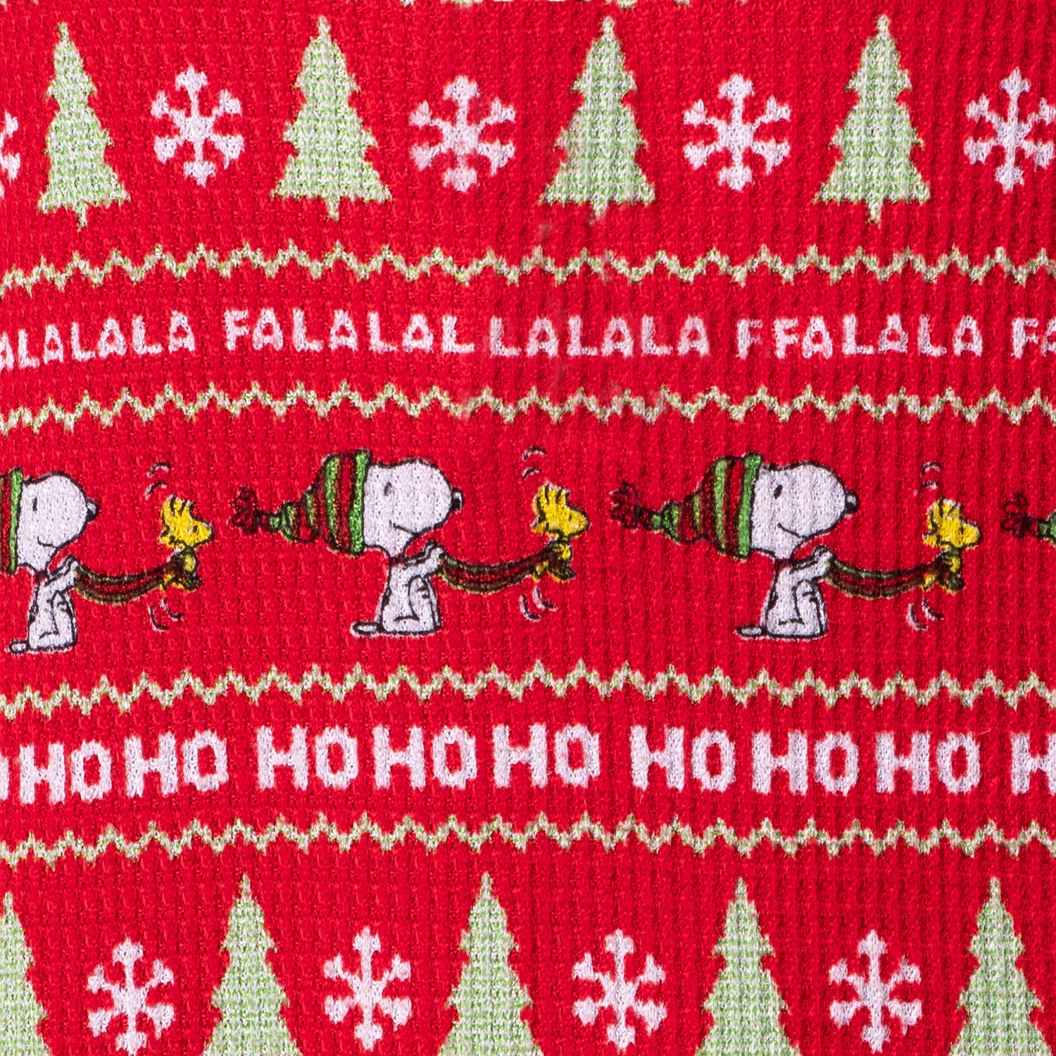Peanuts Women's Snoopy Ugly Sweater Design One Piece Footless Pajama