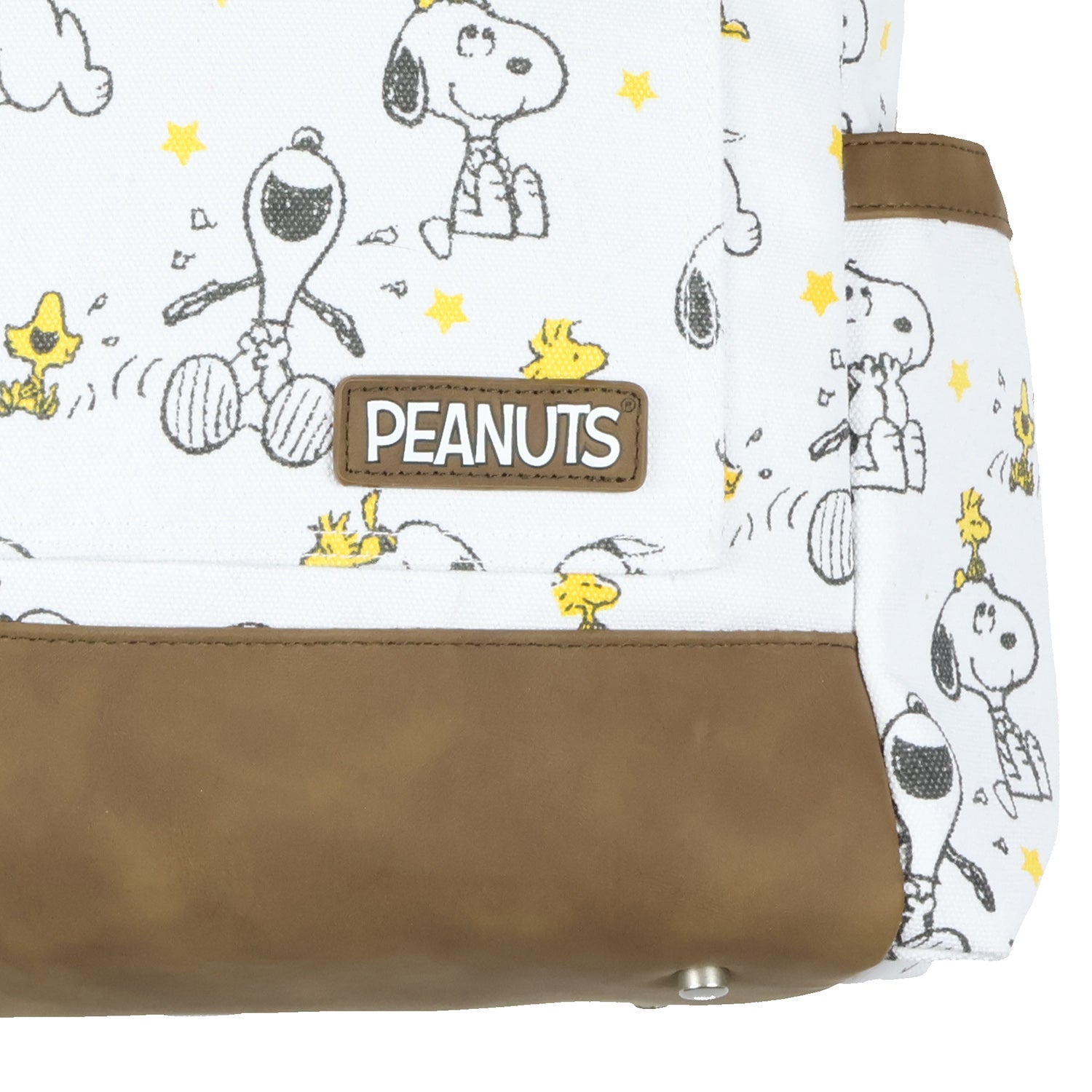 Peanuts Backpack Snoopy and Woodstock Convertible Totepack with Carrying Handles
