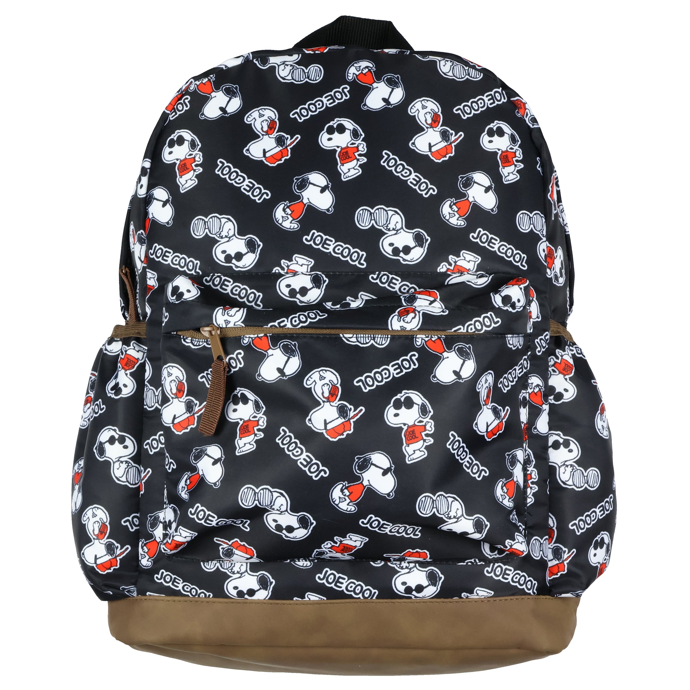 Peanuts Snoopy Backpack Joe Cool Allover Design Bookbag Travel Bag