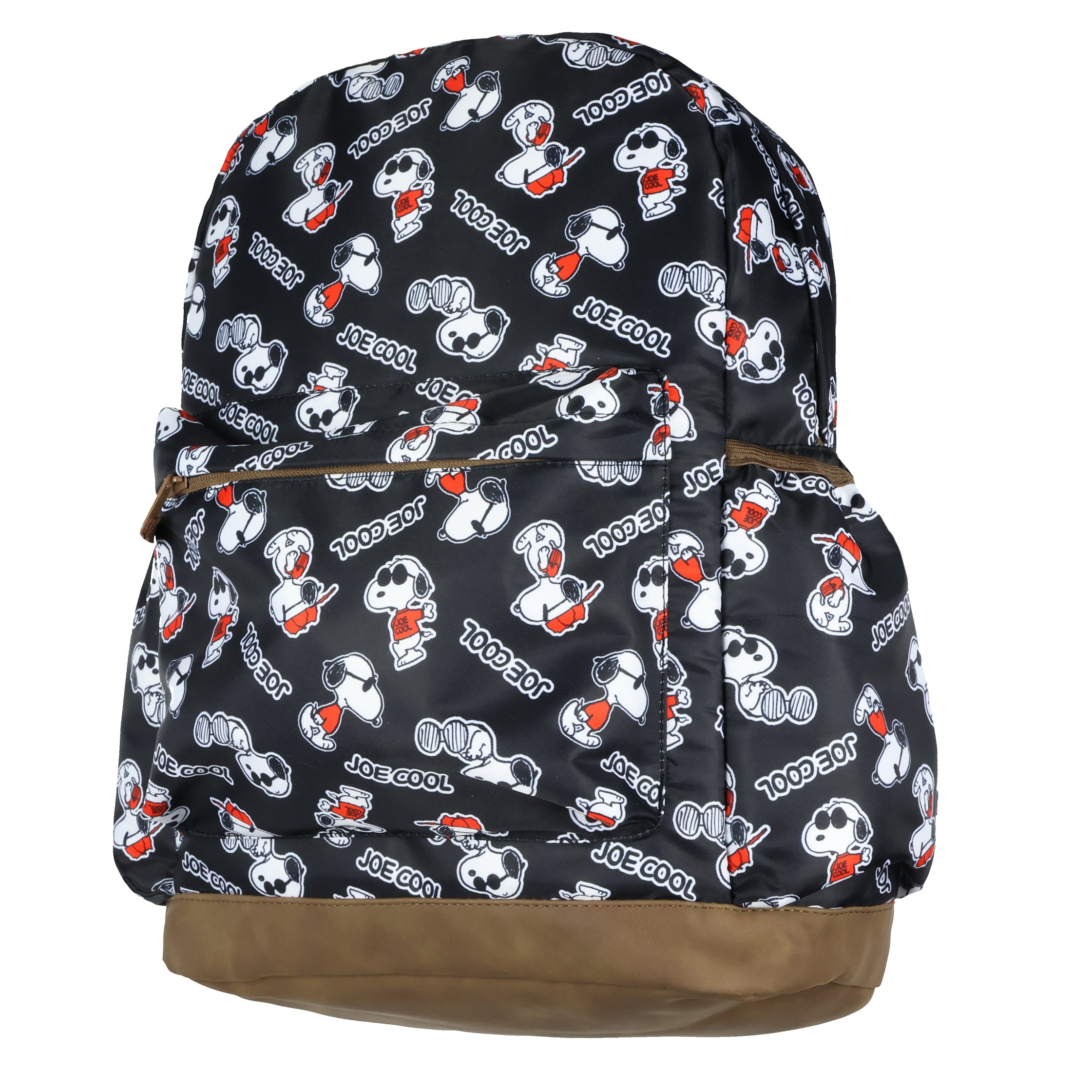 Peanuts Snoopy Backpack Joe Cool Allover Design Bookbag Travel Bag