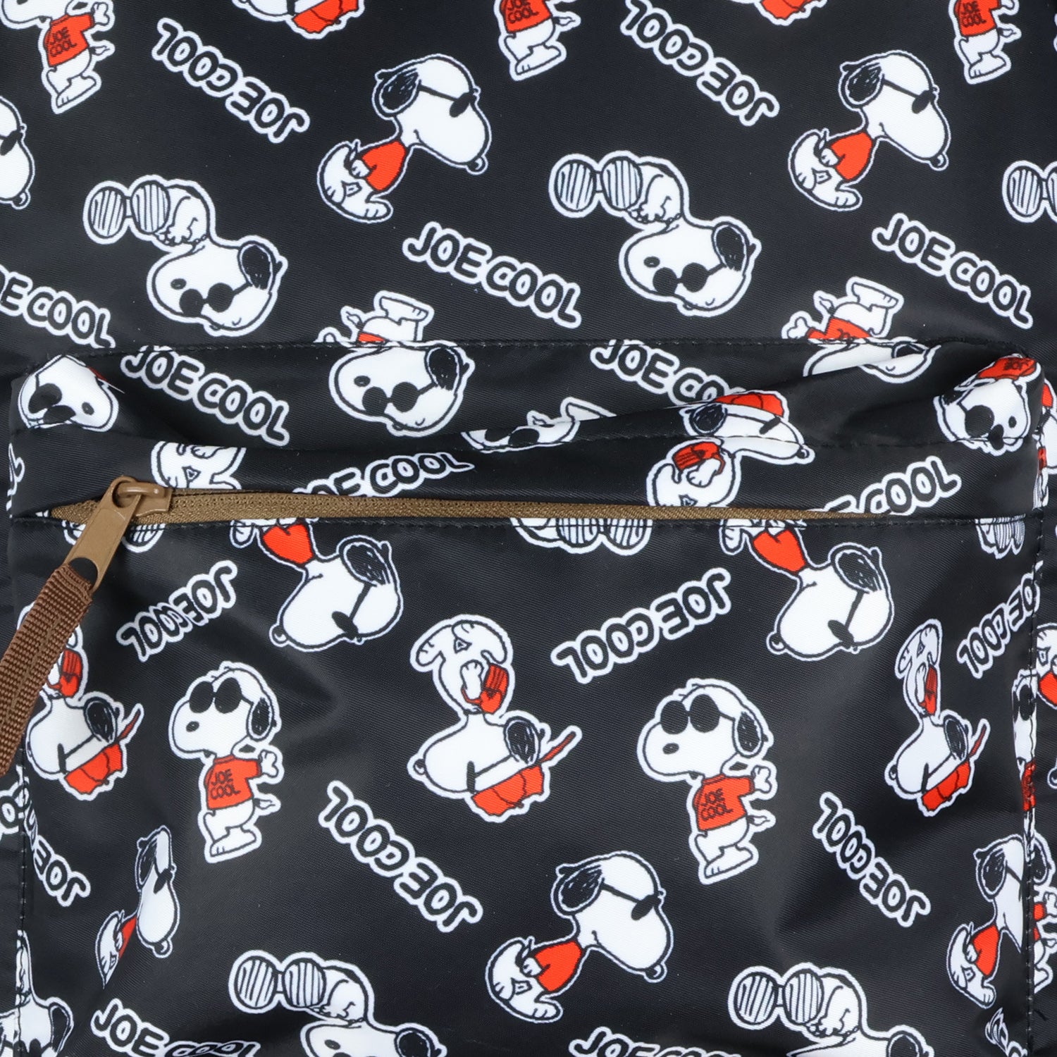 Peanuts Snoopy Backpack Joe Cool Allover Design Bookbag Travel Bag