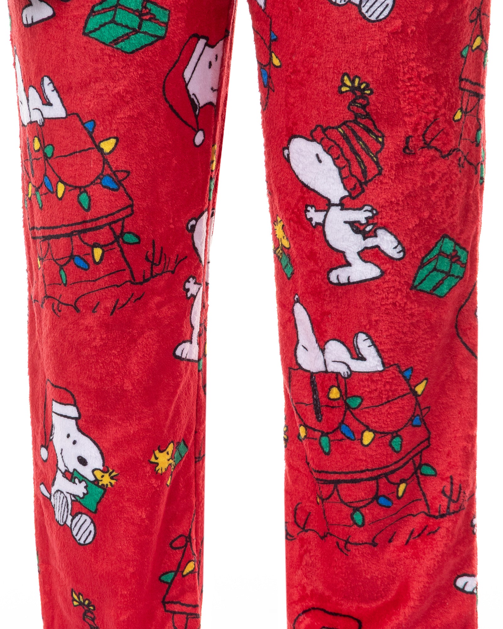 Peanuts Snoopy Pajamas Women's Holiday Lights Lounge Sleep Pants