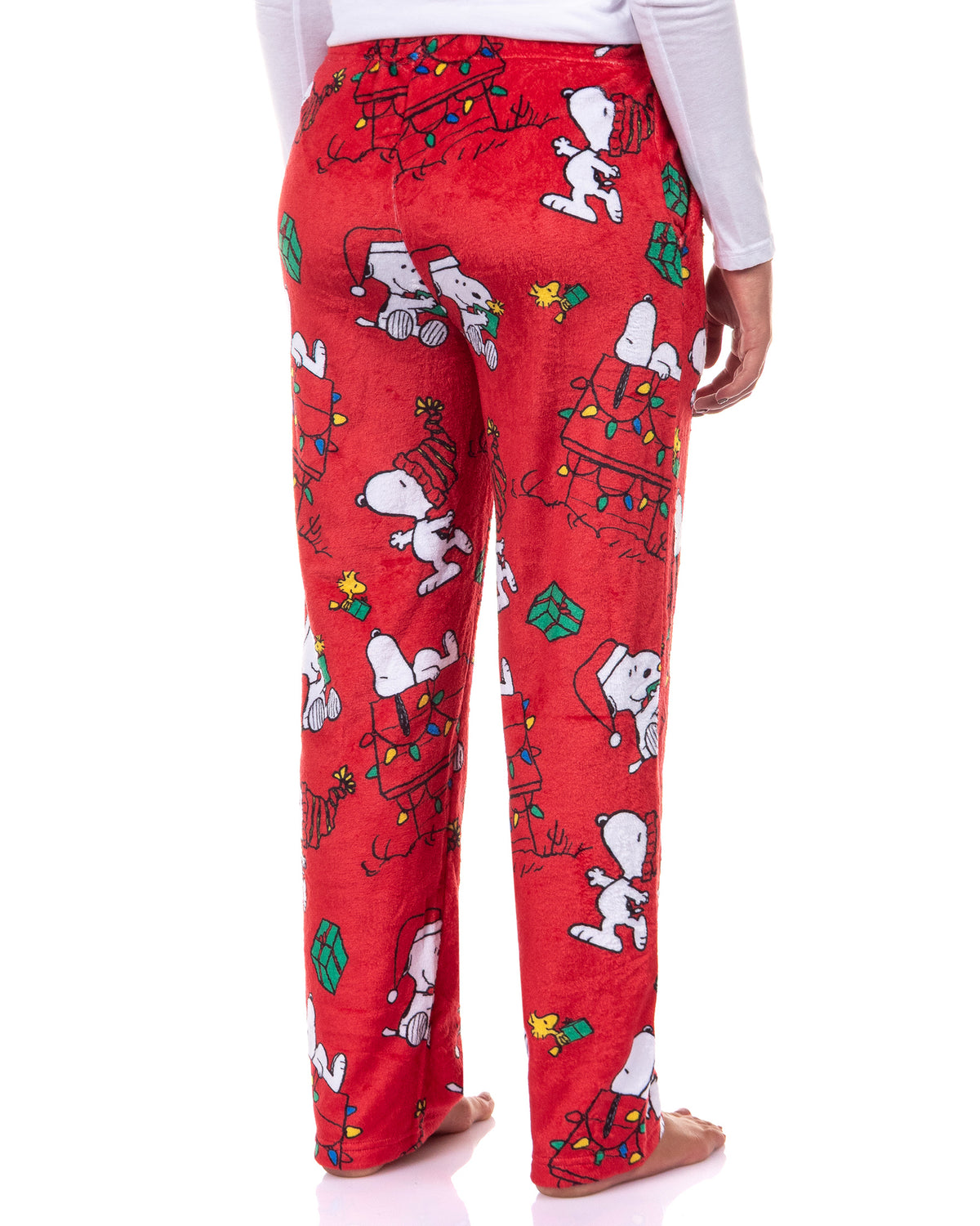 Peanuts Snoopy Pajamas Women's Holiday Lights Lounge Sleep Pants