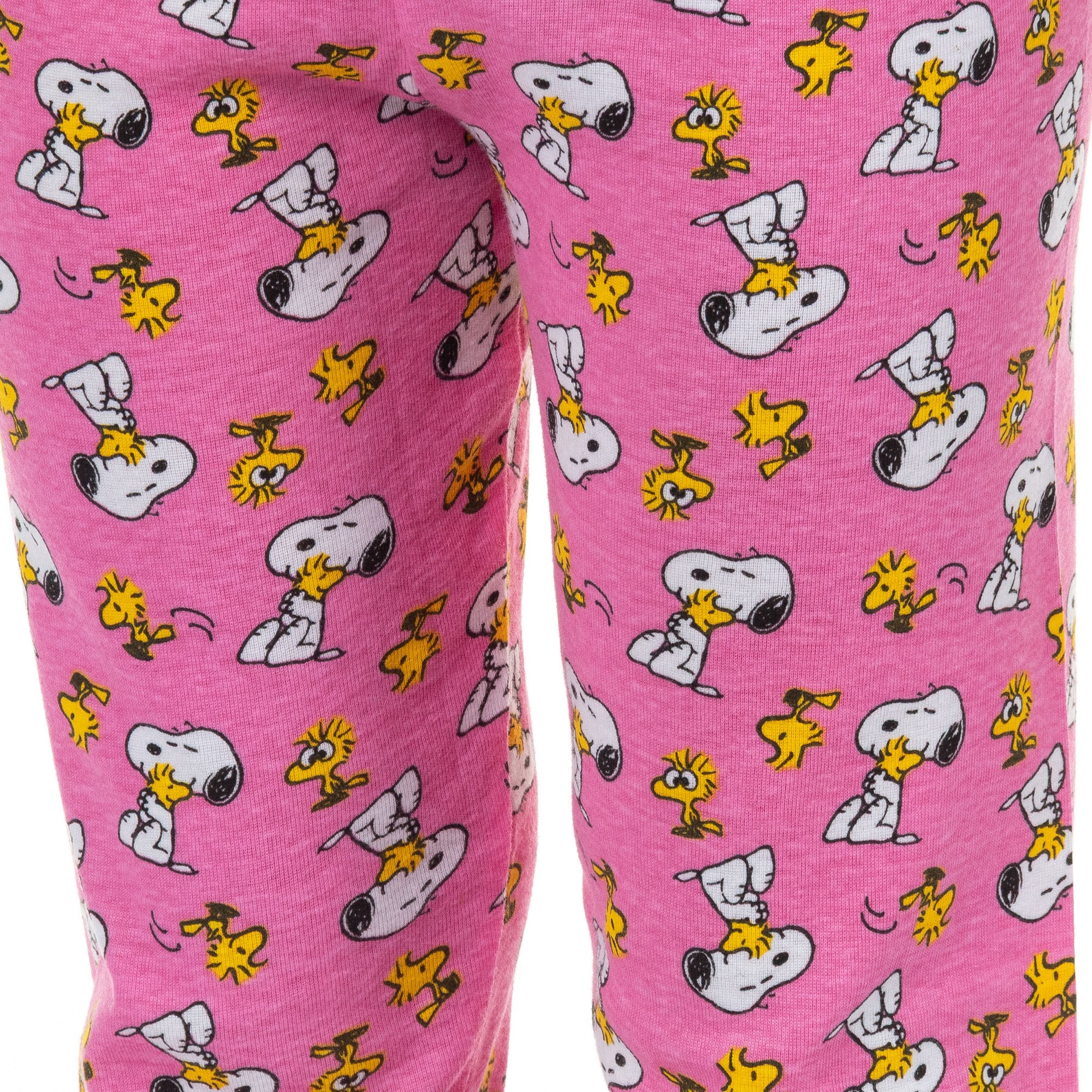 Peanuts Snoopy and Woodstock Pajamas Girls' Friend Hug Tight Fit Sleep Set