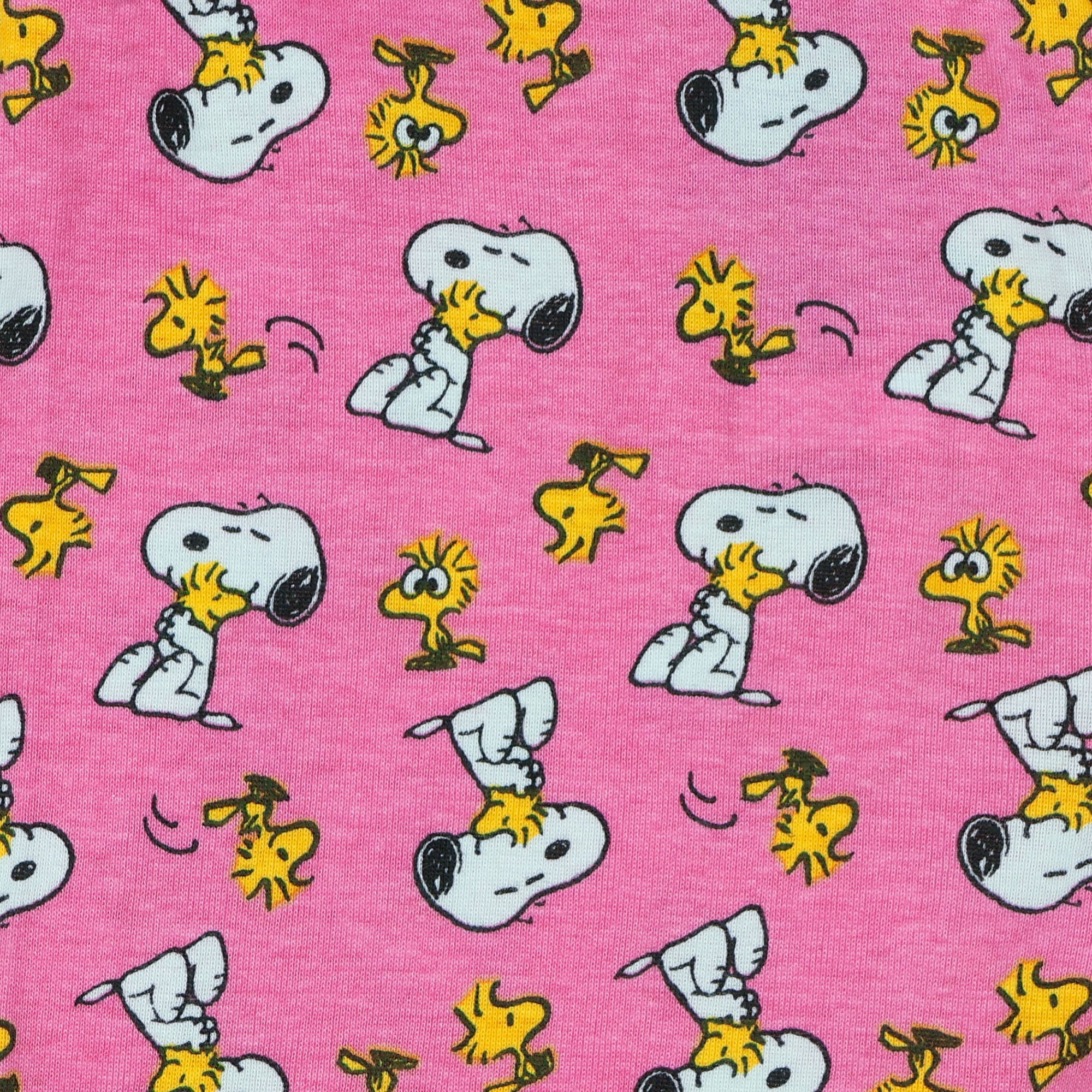 Peanuts Pajamas Toddler Girls' Snoopy and Woodstock Tight Fit Sleep Set